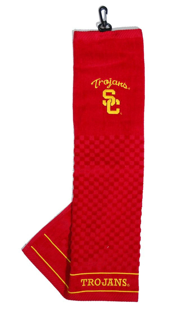 USC Trojans 16"x22" Embroidered Golf Towel - Special Order - Sports Collectibles, Sports Memorabilia, Sports Fan Shop, Sports Gifts