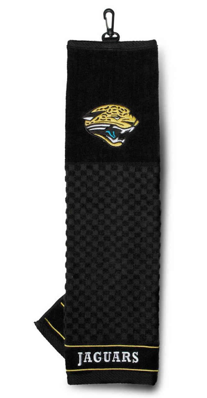 Jacksonville Jaguars Golf Towel 16x22 Embroidered - Sports Collectibles, Sports Memorabilia, Sports Fan Shop, Sports Gifts