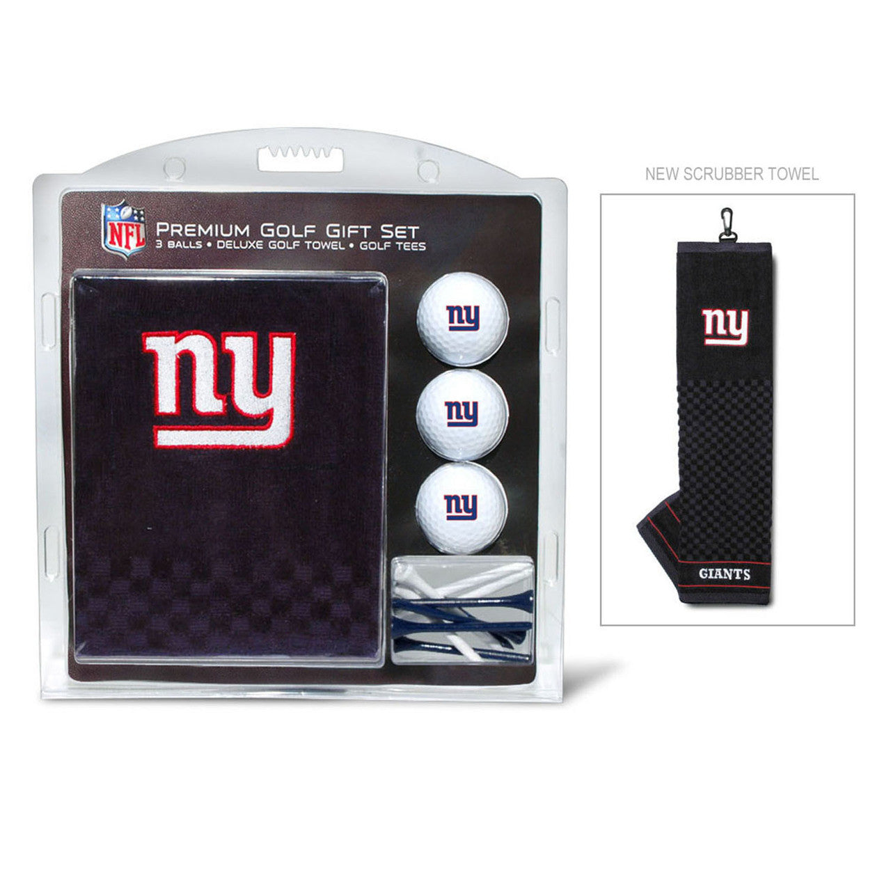 New York Giants Golf Gift Set with Embroidered Towel - Sports Collectibles, Sports Memorabilia, Sports Fan Shop, Sports Gifts