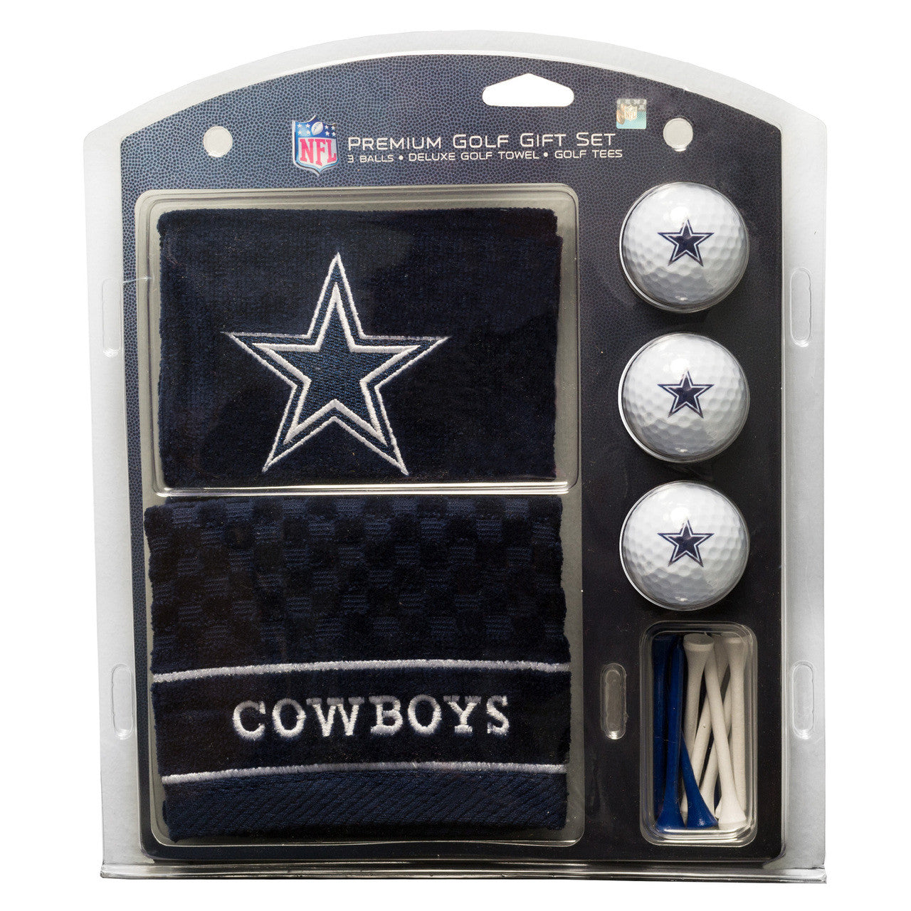 Dallas Cowboys Golf Gift Set with Embroidered Towel - Sports Collectibles, Sports Memorabilia, Sports Fan Shop, Sports Gifts