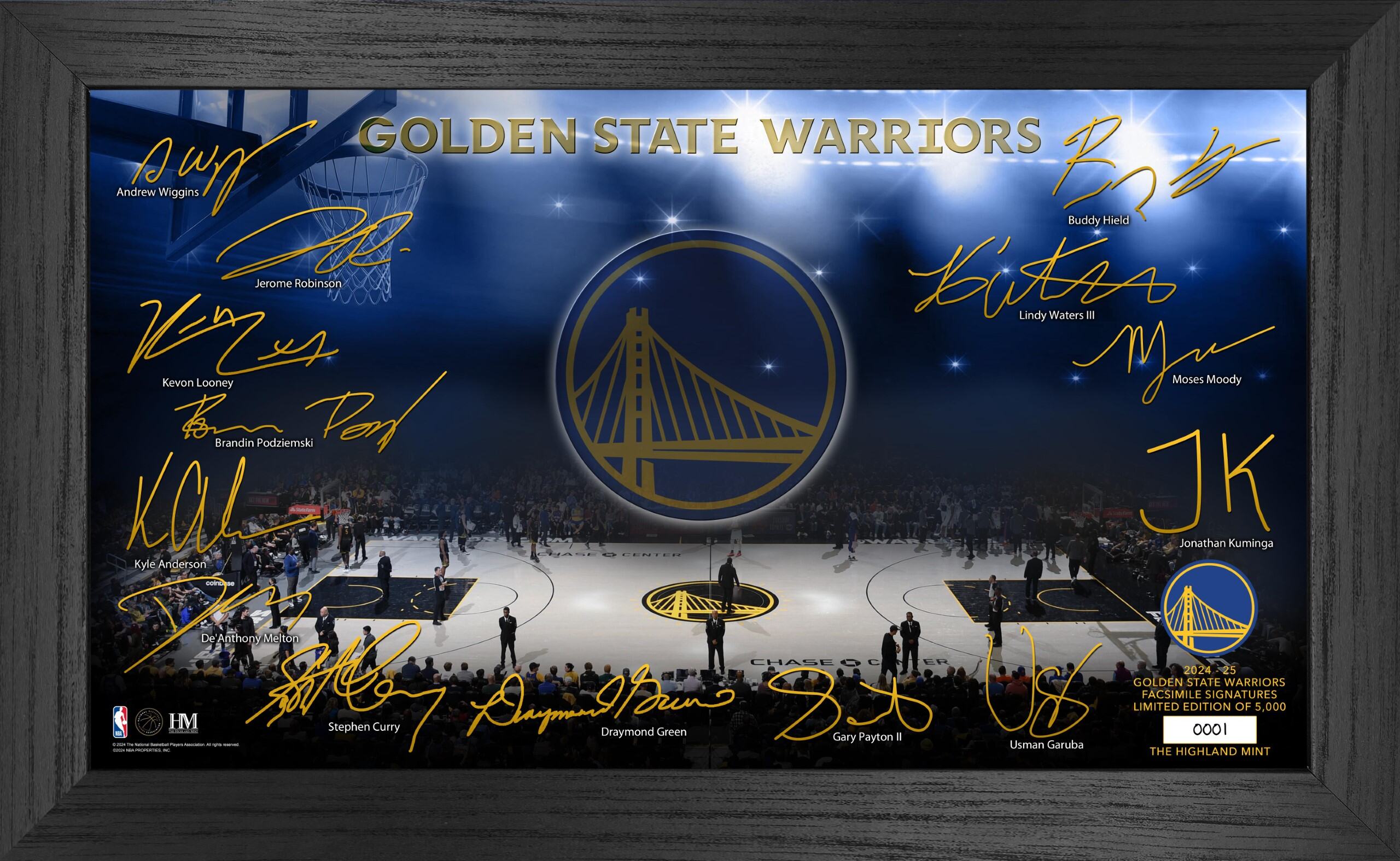 Golden State Warriors 2024-25 Signature Court - Sports Collectibles, Sports Memorabilia, Sports Fan Shop, Sports Gifts