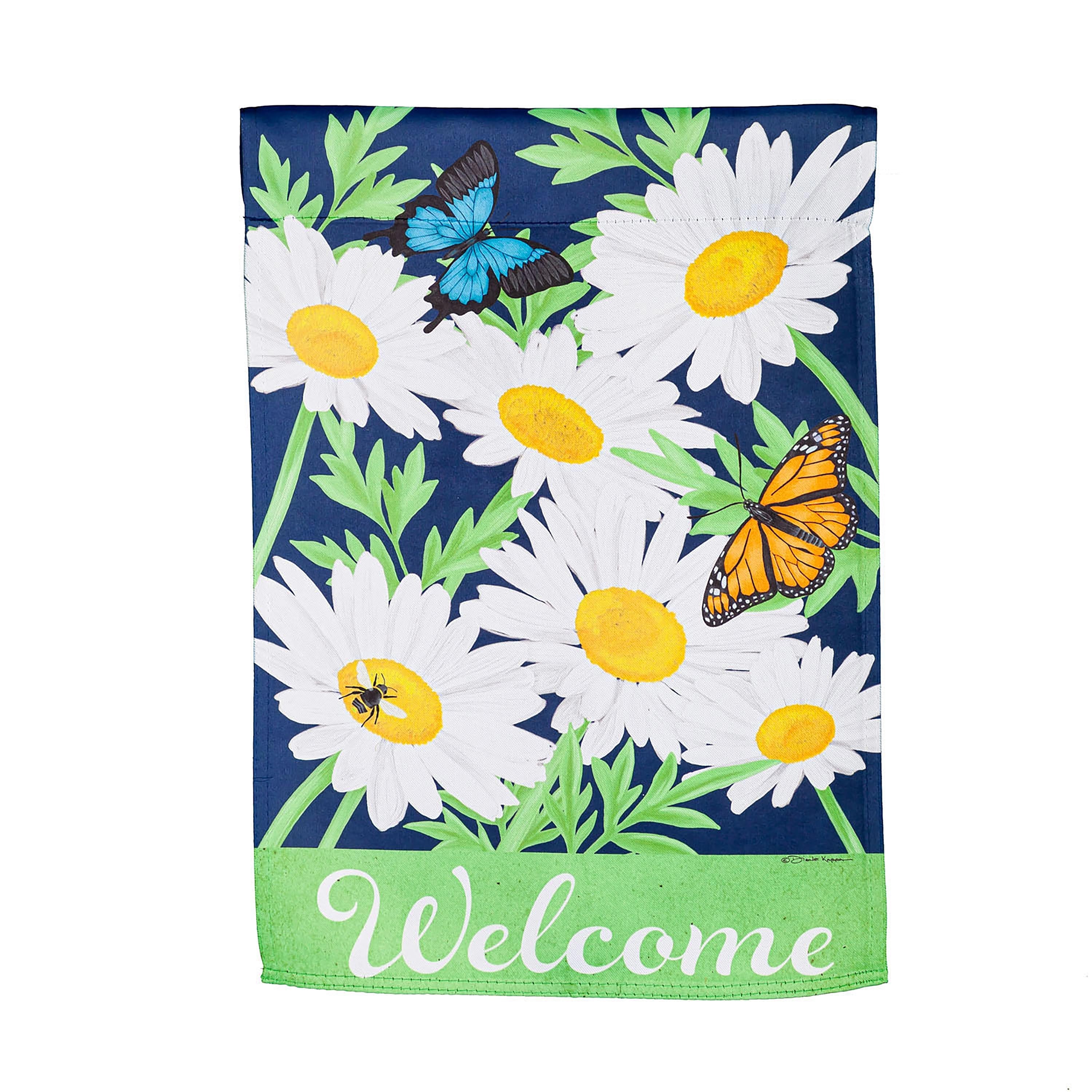 Daisy House Suede House Flag - Sports Collectibles, Sports Memorabilia, Sports Fan Shop, Sports Gifts