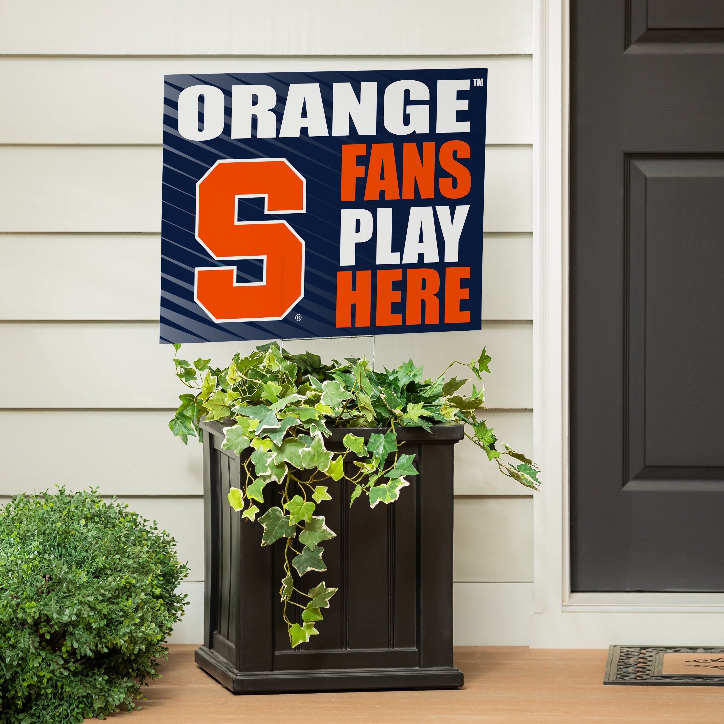 Syracuse University Coroplast Yard Sign "Fans Play Here" - Sports Collectibles, Sports Memorabilia, Sports Fan Shop, Sports Gifts