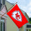 Kansas City Chiefs Single Sided Estate Flag with 2 Grommets, 3'x5' - Sports Collectibles, Sports Memorabilia, Sports Fan Shop, Sports Gifts