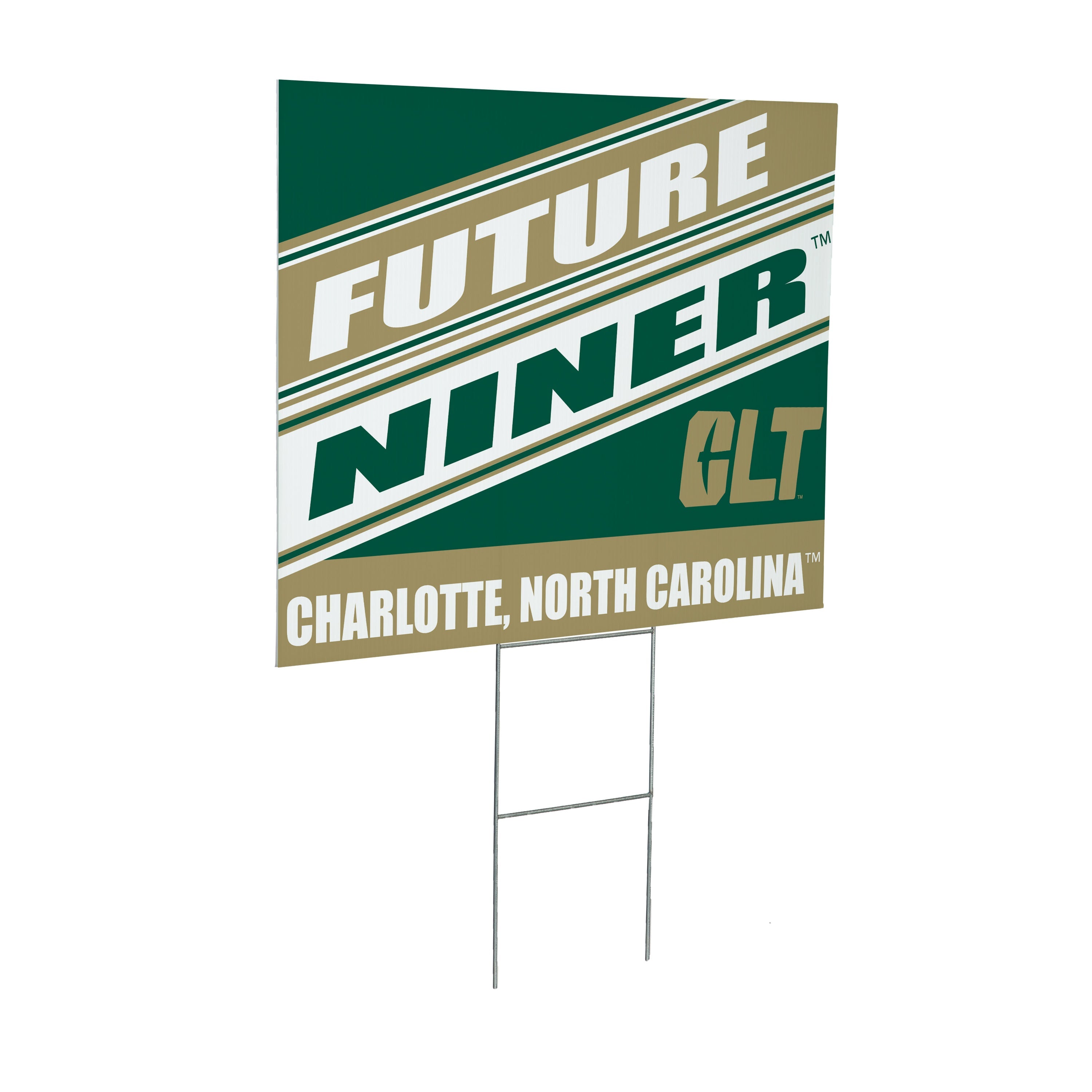 University of North Carolina/Charlotte Coroplast Yard Sign, Future Student