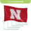 University of Nebraska Single Sided Estate Flag with 2 Grommets, 3'x5' - Sports Gifts, Sports Memorabilia, Sports Collectibles, Fan Shop