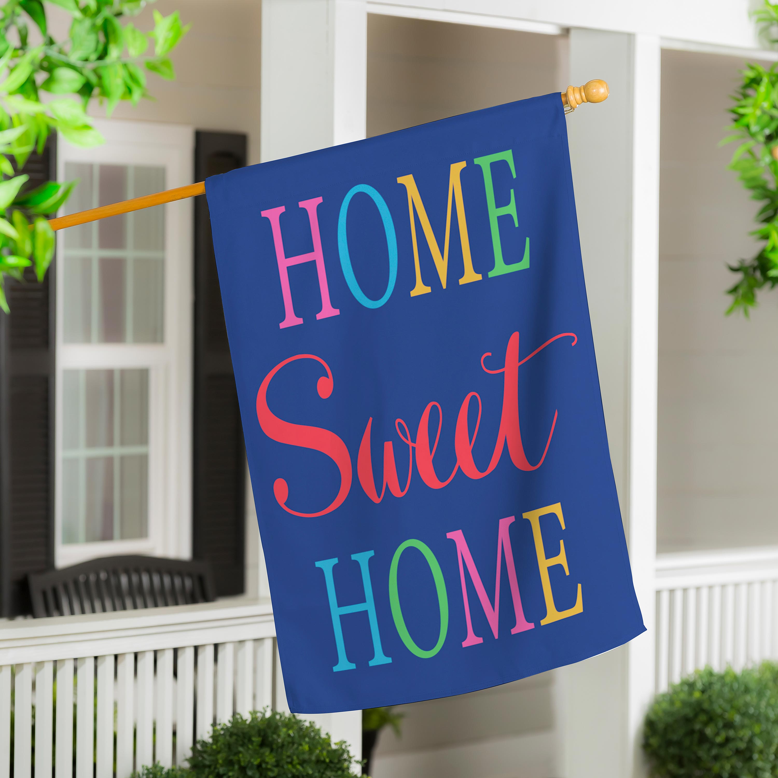 Home Sweet Home Basic Applique House Flag - Sports Collectibles, Sports Memorabilia, Sports Fan Shop, Sports Gifts