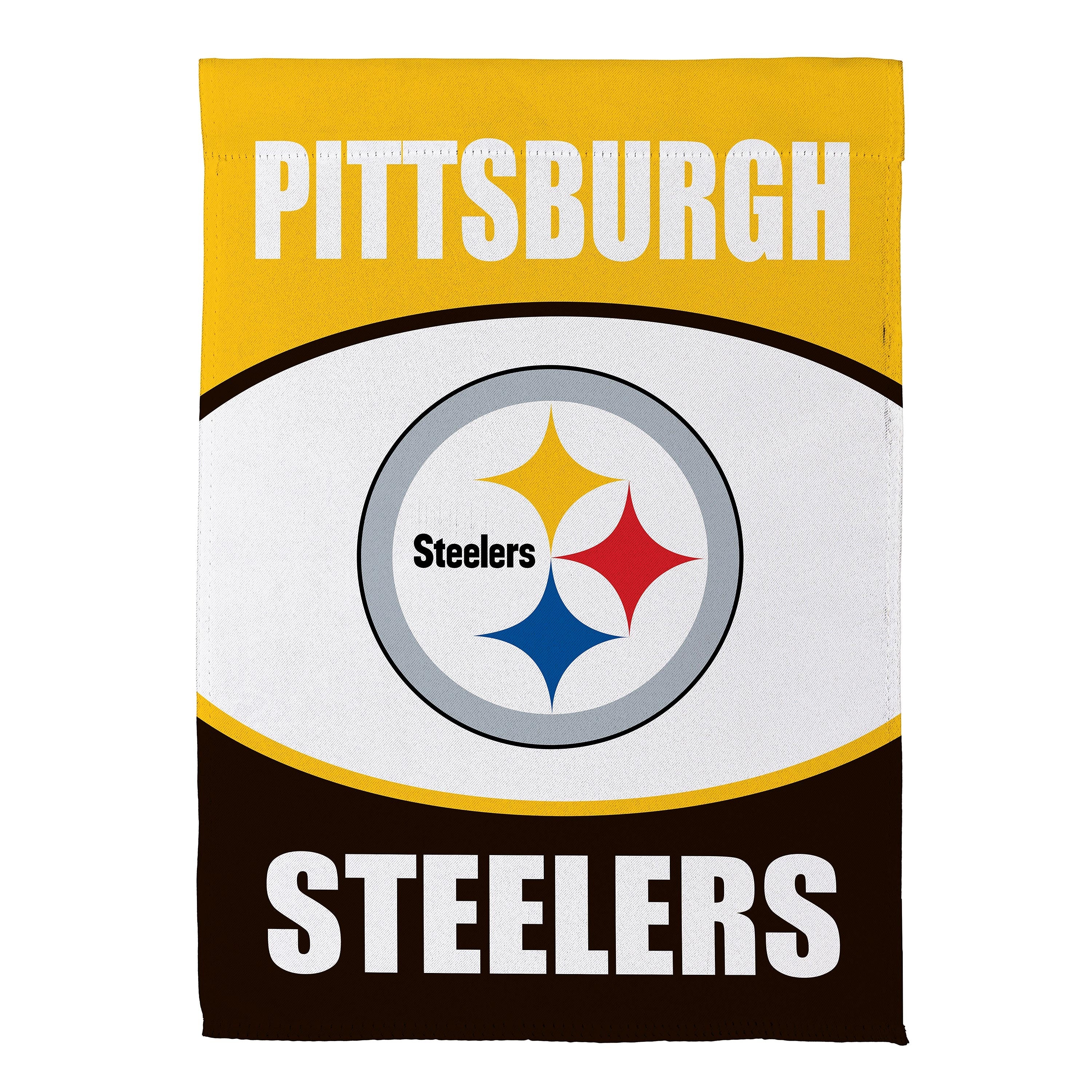 Pittsburgh Steelers Suede Flag, House - Sports Collectibles, Sports Memorabilia, Sports Fan Shop, Sports Gifts