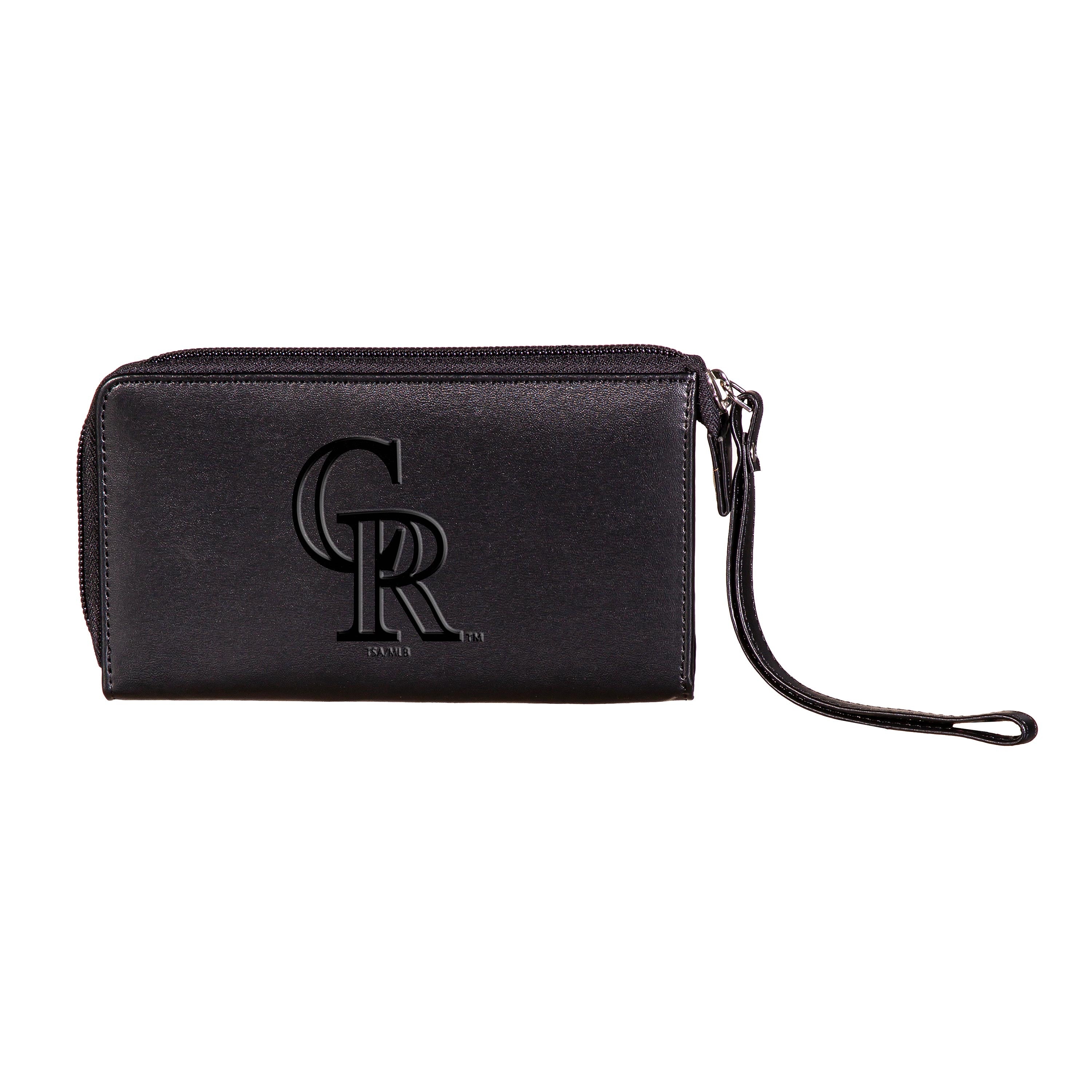 Colorado Rockies Wristlet Wallet Black - Sports Gifts, Sports Memorabilia, Sports Collectibles, Fan Shop