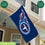 Tennessee Titans Single Sided Flag w/ 2 Grommets, 3'x5' - Sports Gifts, Sports Memorabilia, Sports Collectibles, Fan Shop
