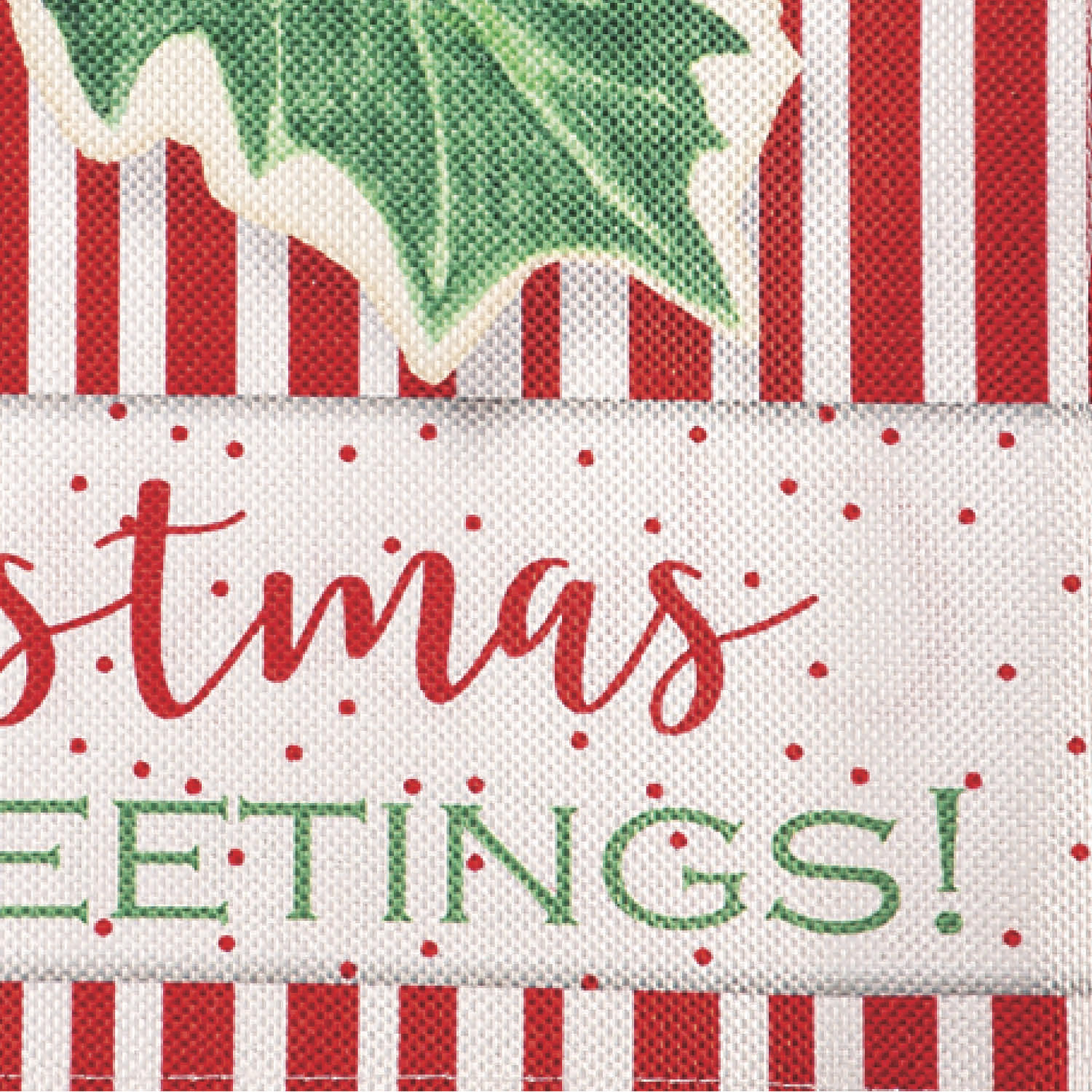 Christmas Greetings Burlap Garden Flag - Sports Collectibles, Sports Memorabilia, Sports Fan Shop, Sports Gifts
