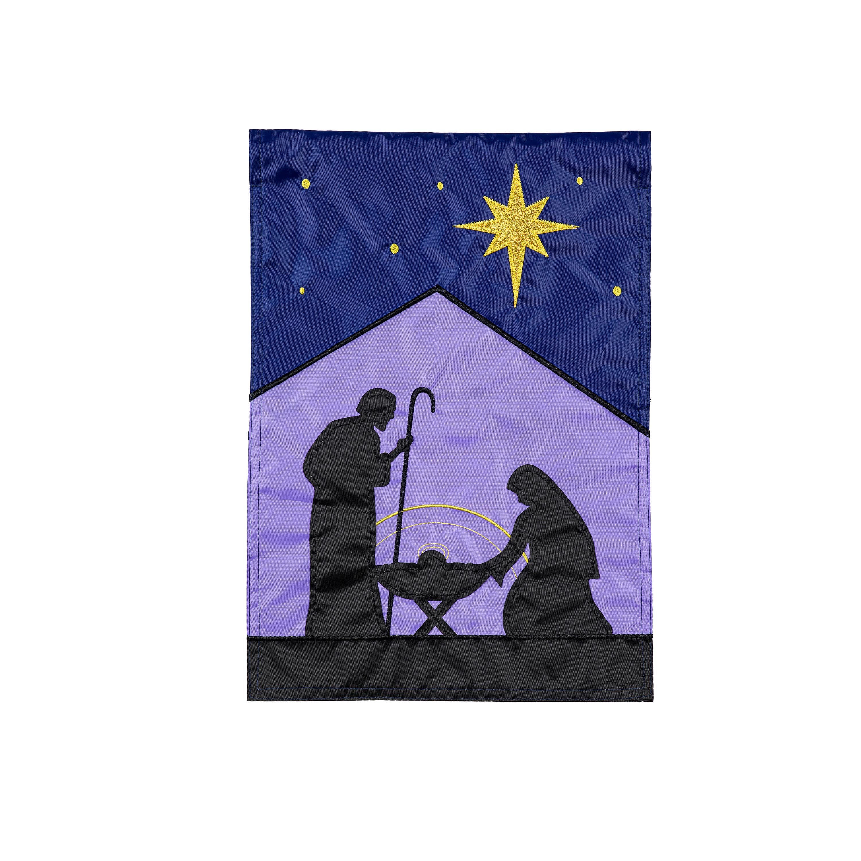 Nativity Basic Applique House Flag - Sports Collectibles, Sports Memorabilia, Sports Fan Shop, Sports Gifts