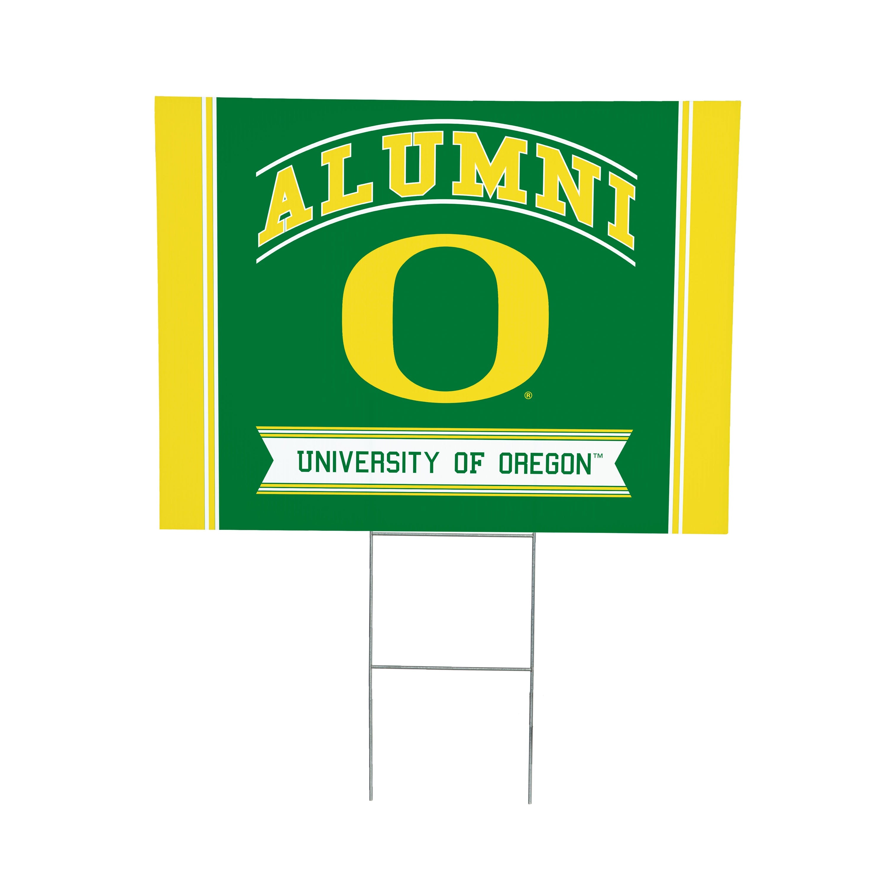 University of Oregon Coroplast Yard Sign Alumni - Sports Collectibles, Sports Memorabilia, Sports Fan Shop, Sports Gifts