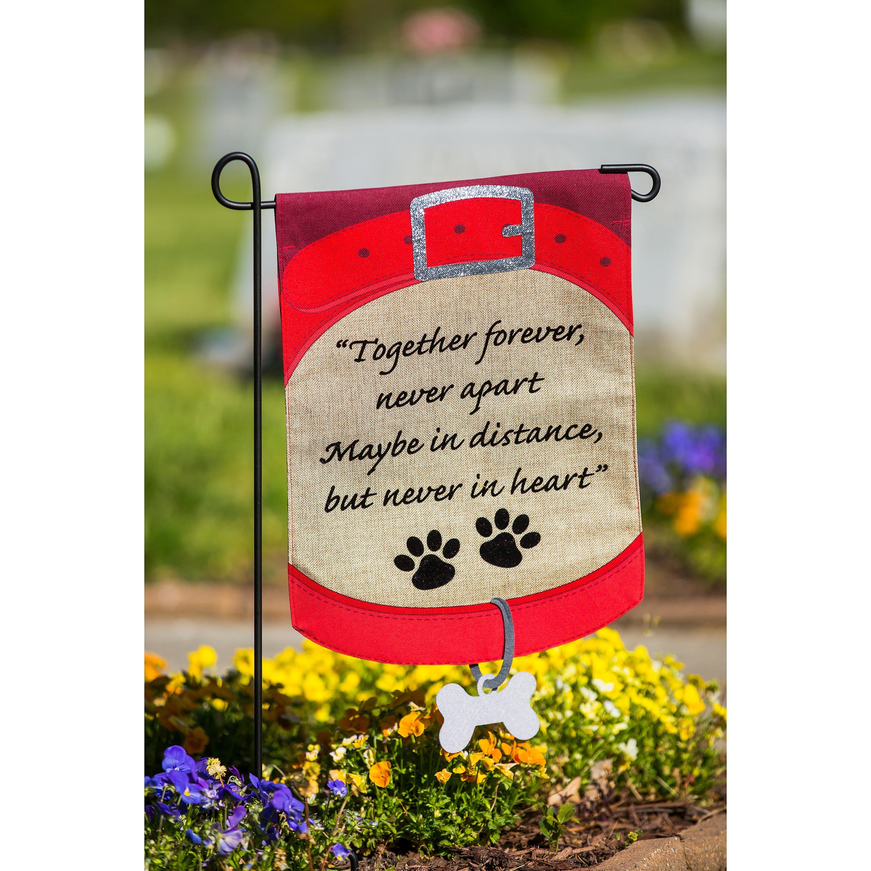 Pet Memorial Garden Burlap Flag - Sports Collectibles, Sports Memorabilia, Sports Fan Shop, Sports Gifts