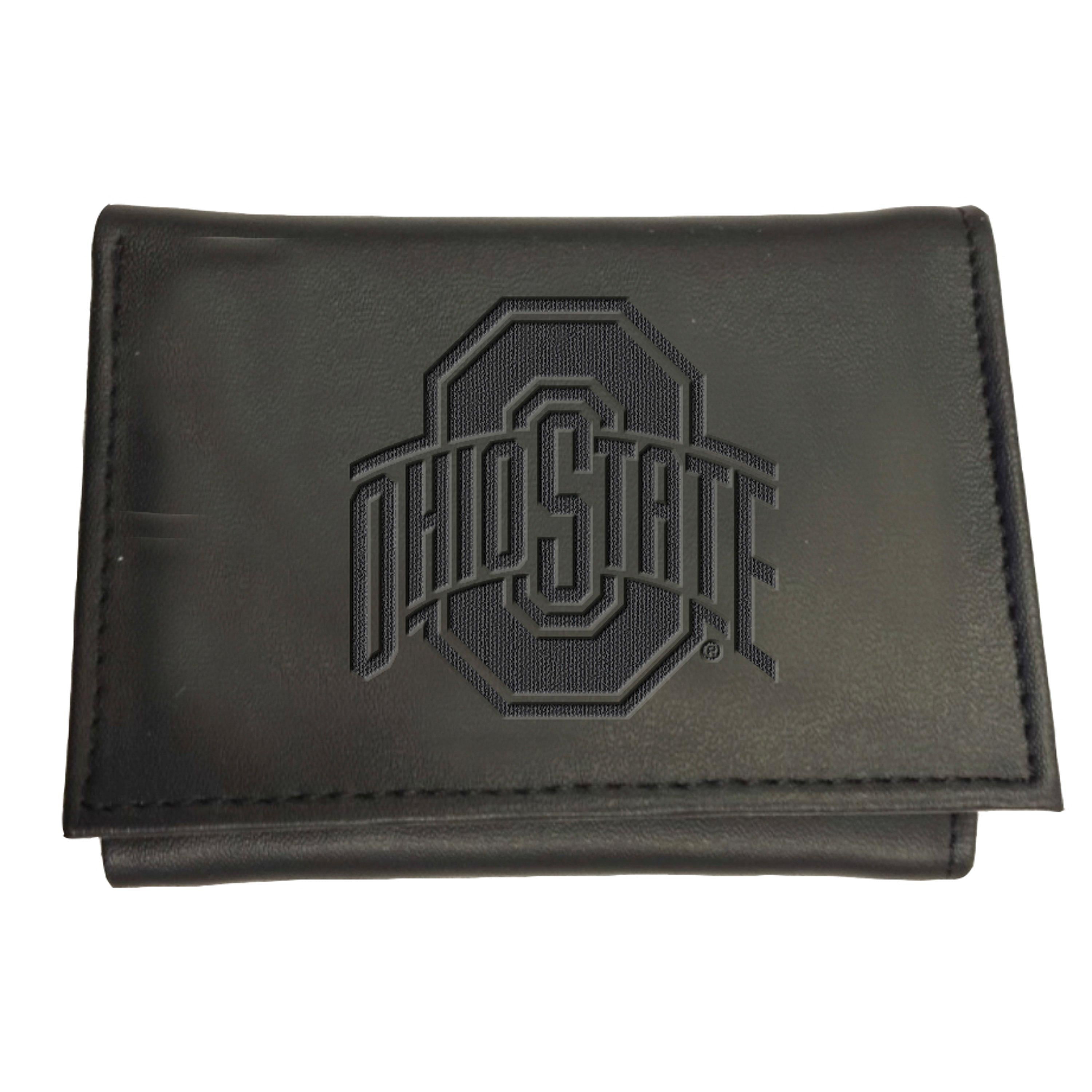 Ohio State University, Tri-Fold Wallet, Black - Sports Gifts, Sports Memorabilia, Sports Collectibles, Fan Shop