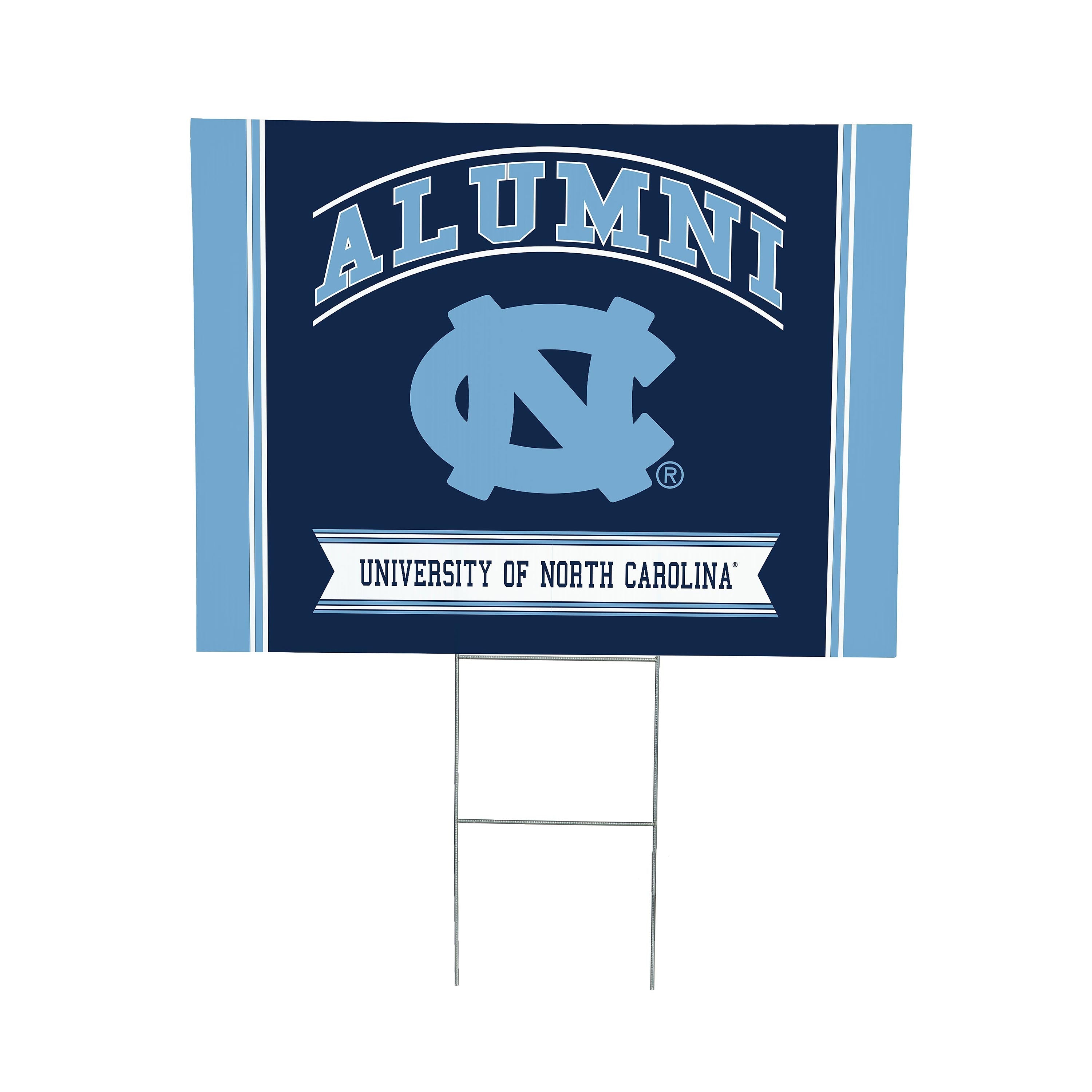 University of North Carolina Coroplast Yard Sign Alumni - Sports Collectibles, Sports Memorabilia, Sports Fan Shop, Sports Gifts