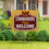 Washington Commanders Coroplast Yard Sign, "Fans Welcome" - Sports Collectibles, Sports Memorabilia, Sports Fan Shop, Sports Gifts