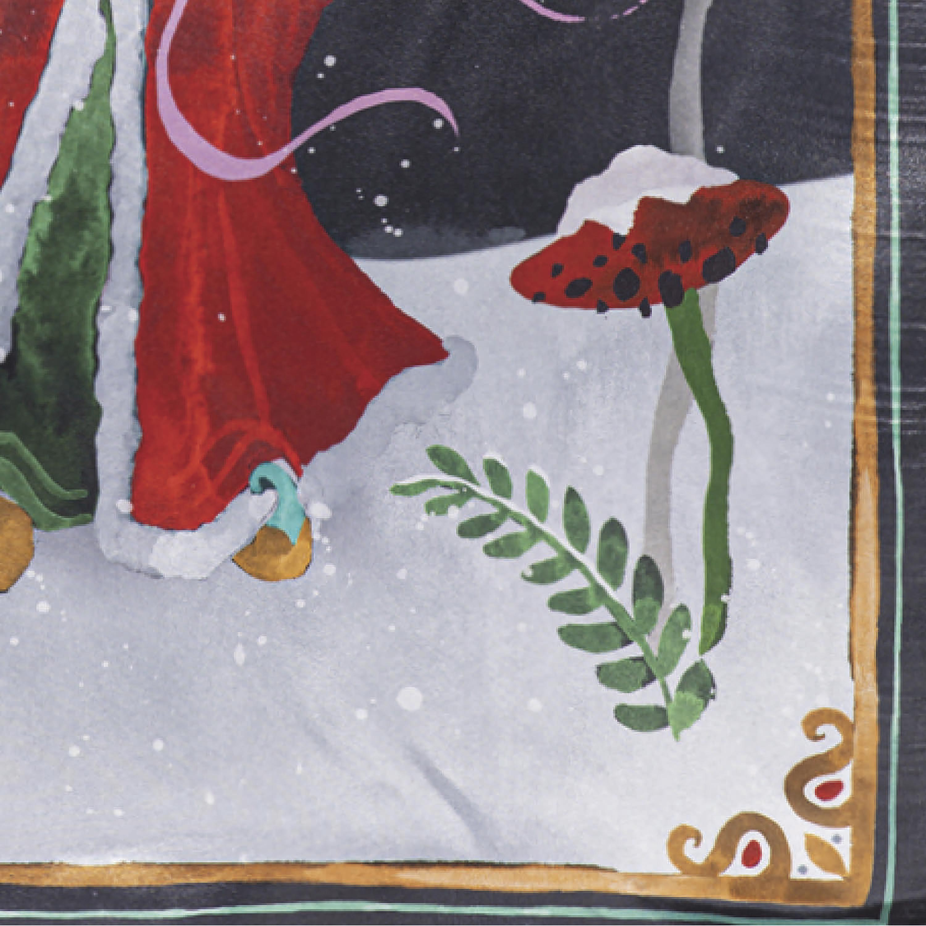 Santa's Forest of Wonder Reversible Lustre Garden Flag - Sports Gifts, Sports Memorabilia, Sports Collectibles, Fan Shop