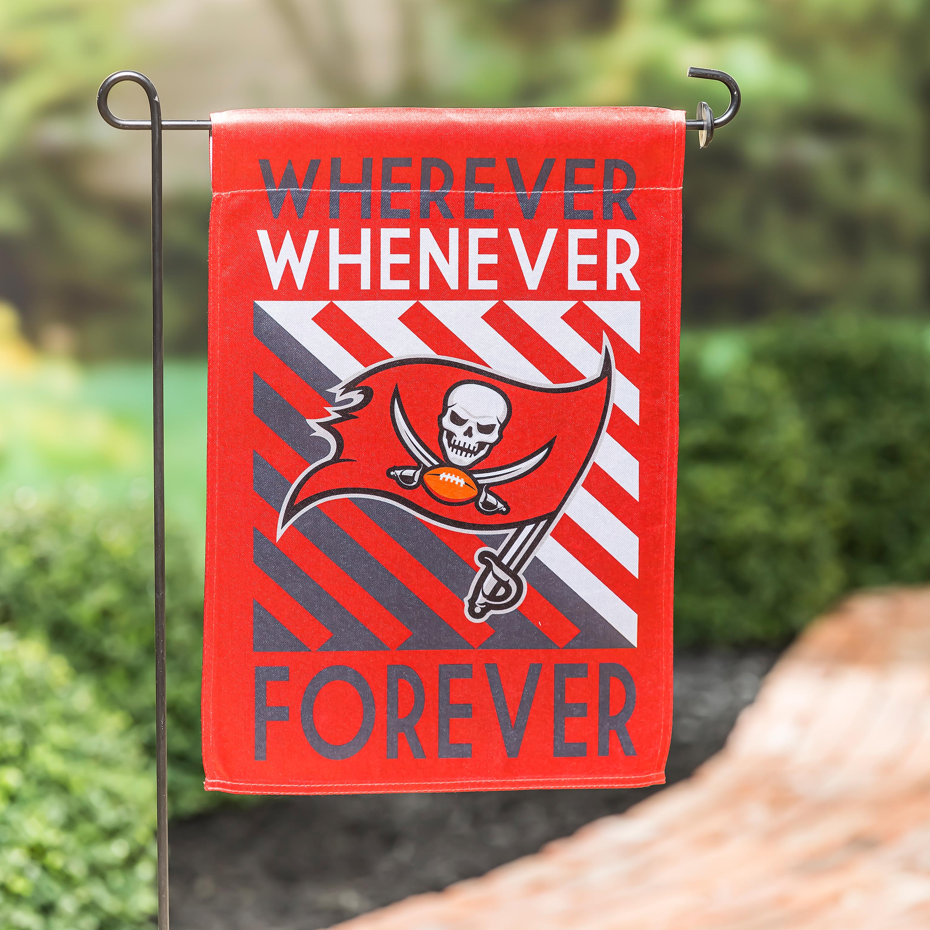 Tampa Bay Buccaneers WWF Fan Garden Flag - Sports Collectibles, Sports Memorabilia, Sports Fan Shop, Sports Gifts