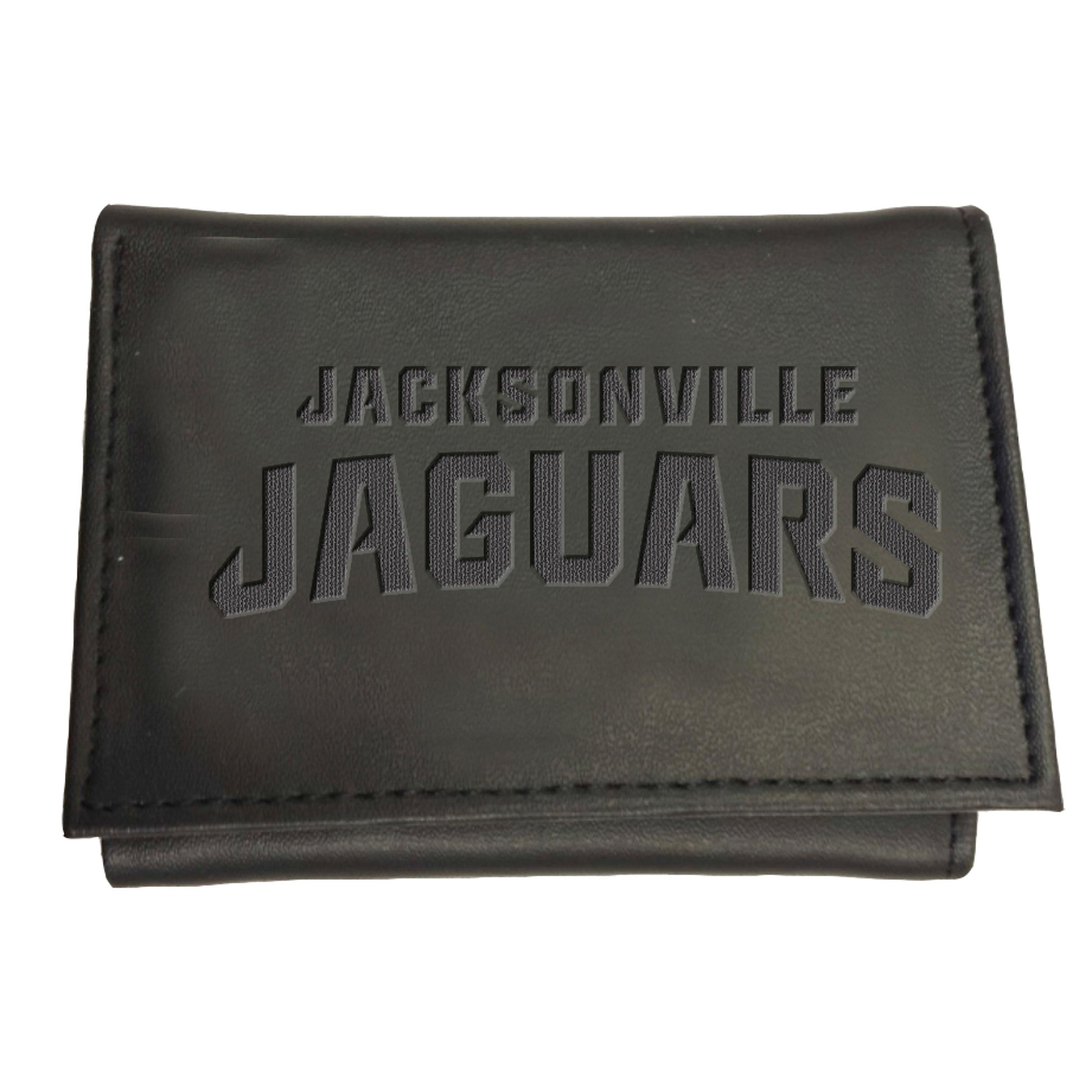 Jacksonville Jaguars, Tri-Fold Wallet, Black - Sports Gifts, Sports Memorabilia, Sports Collectibles, Fan Shop