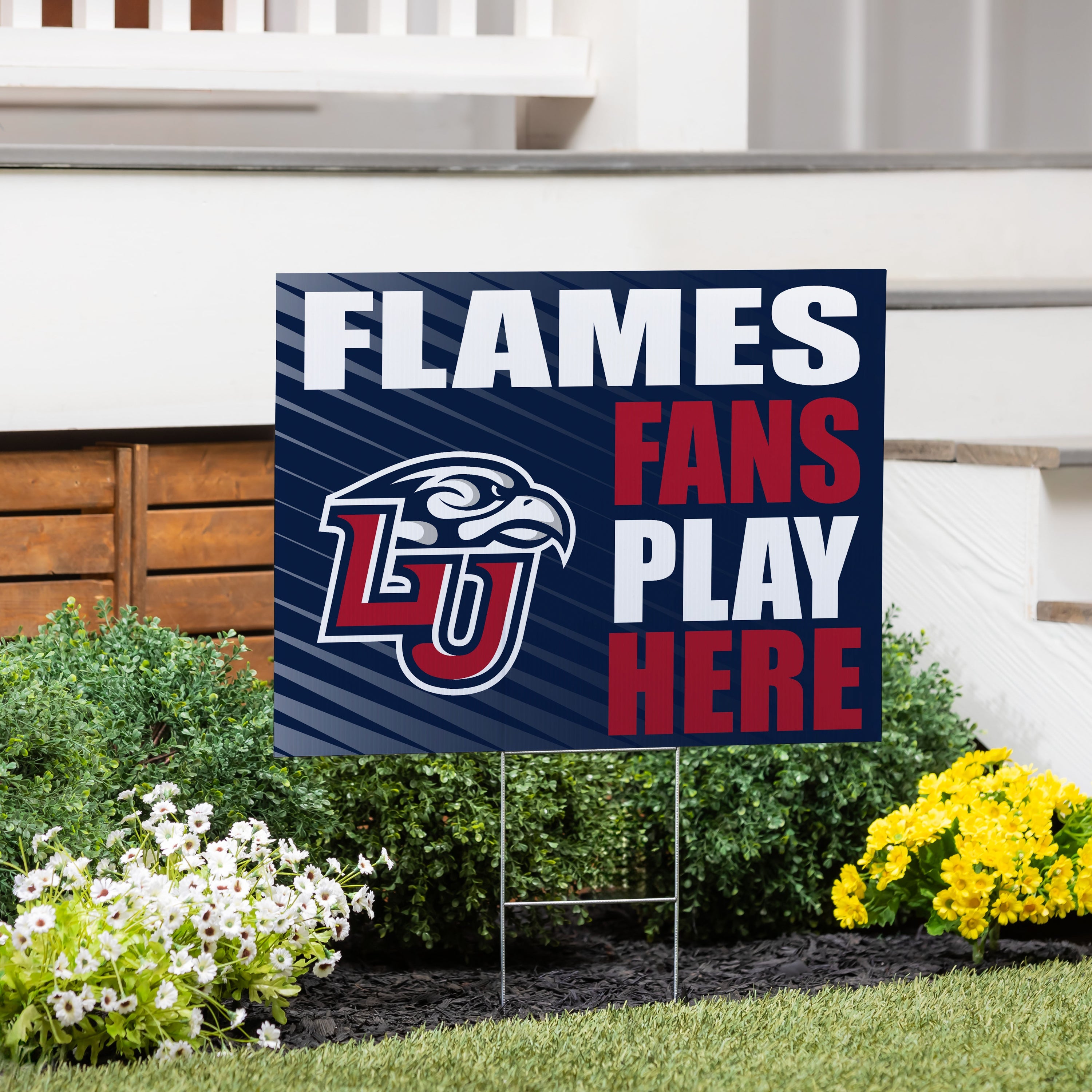 Liberty University Coroplast Yard Sign "Fans Play Here" - Sports Collectibles, Sports Memorabilia, Sports Fan Shop, Sports Gifts