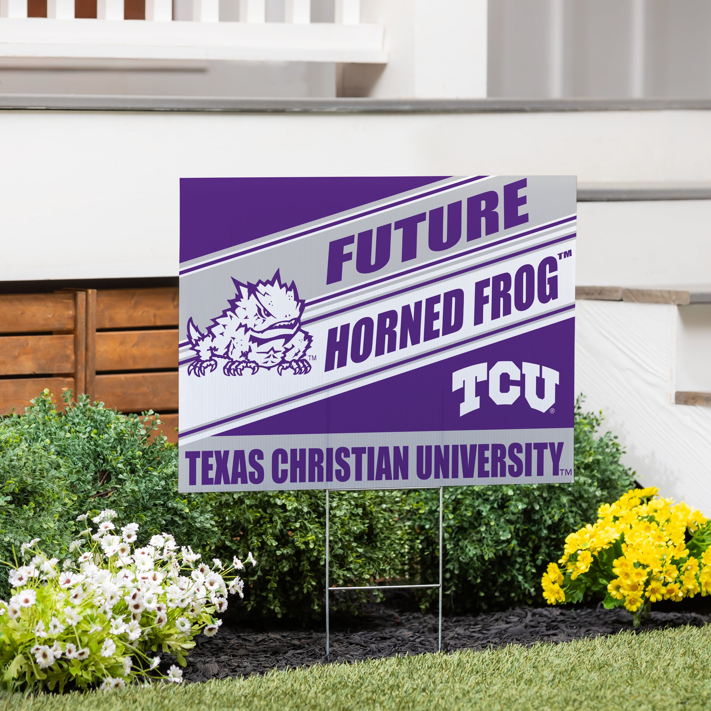 Texas Christian University Coroplast Yard Sign, Future Student - Sports Collectibles, Sports Memorabilia, Sports Fan Shop, Sports Gifts