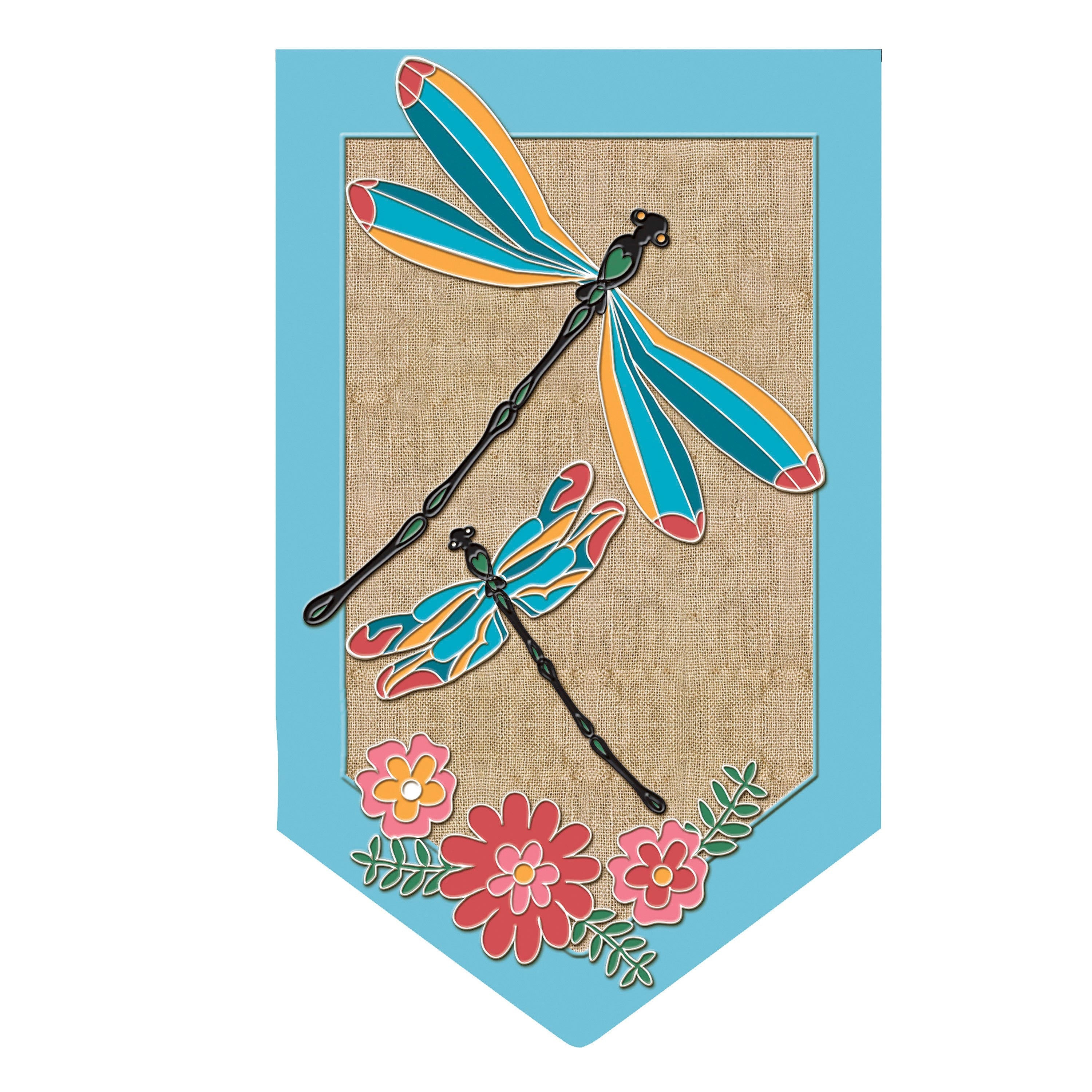 Garden Burlap Dragonflies Flag - Sports Collectibles, Sports Memorabilia, Sports Fan Shop, Sports Gifts