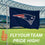 3'x5' Single Sided Flag w/ 2 Grommets, New England Patriots - Sports Gifts, Sports Memorabilia, Sports Collectibles, Fan Shop