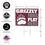 University of Montana Coroplast Yard Sign "Fans Play Here" - Sports Collectibles, Sports Memorabilia, Sports Fan Shop, Sports Gifts