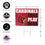 University of Louisville Coroplast Yard Sign "Fans Play Here"