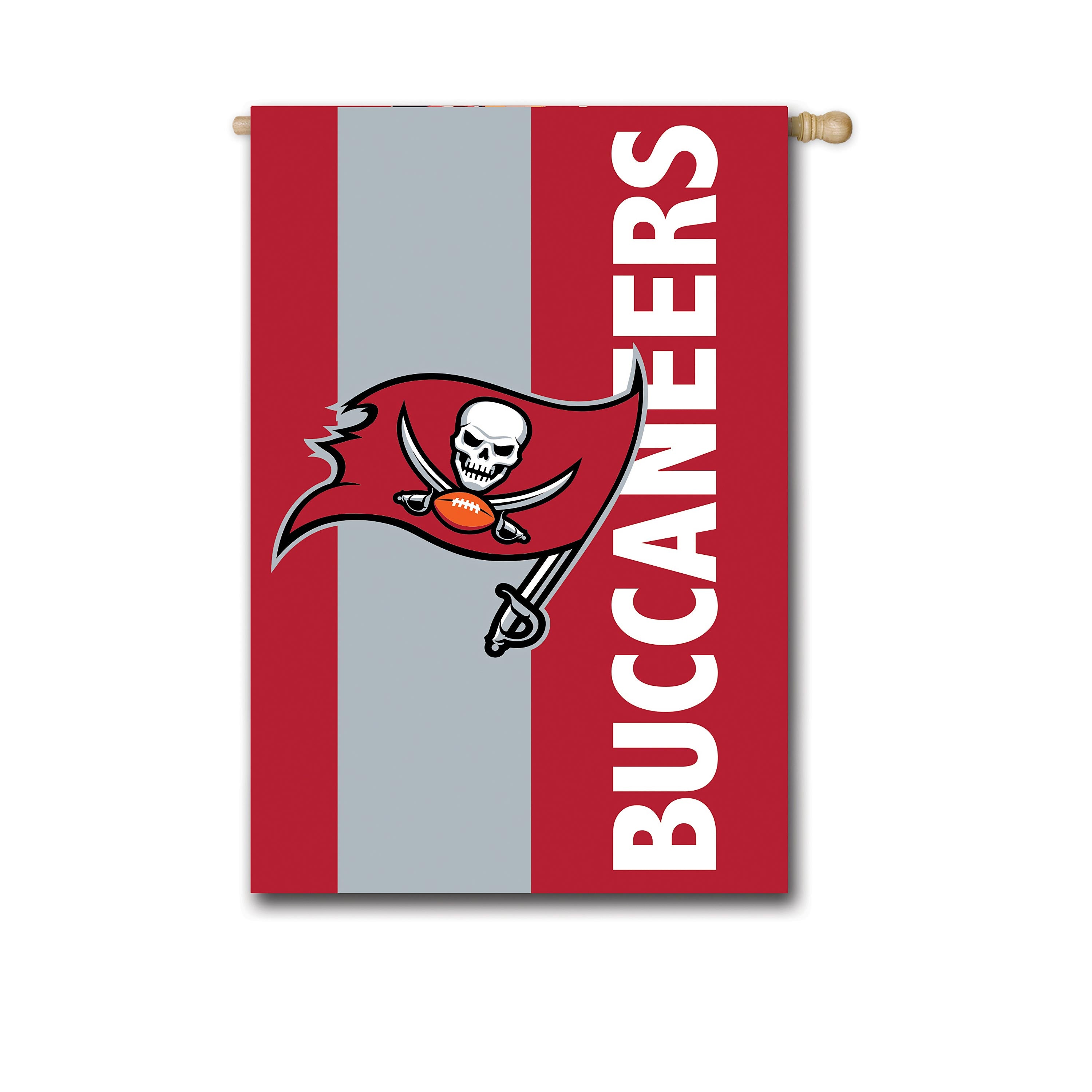 Tampa Bay Buccaneers Applique Flag - Sports Collectibles, Sports Memorabilia, Sports Fan Shop, Sports Gifts