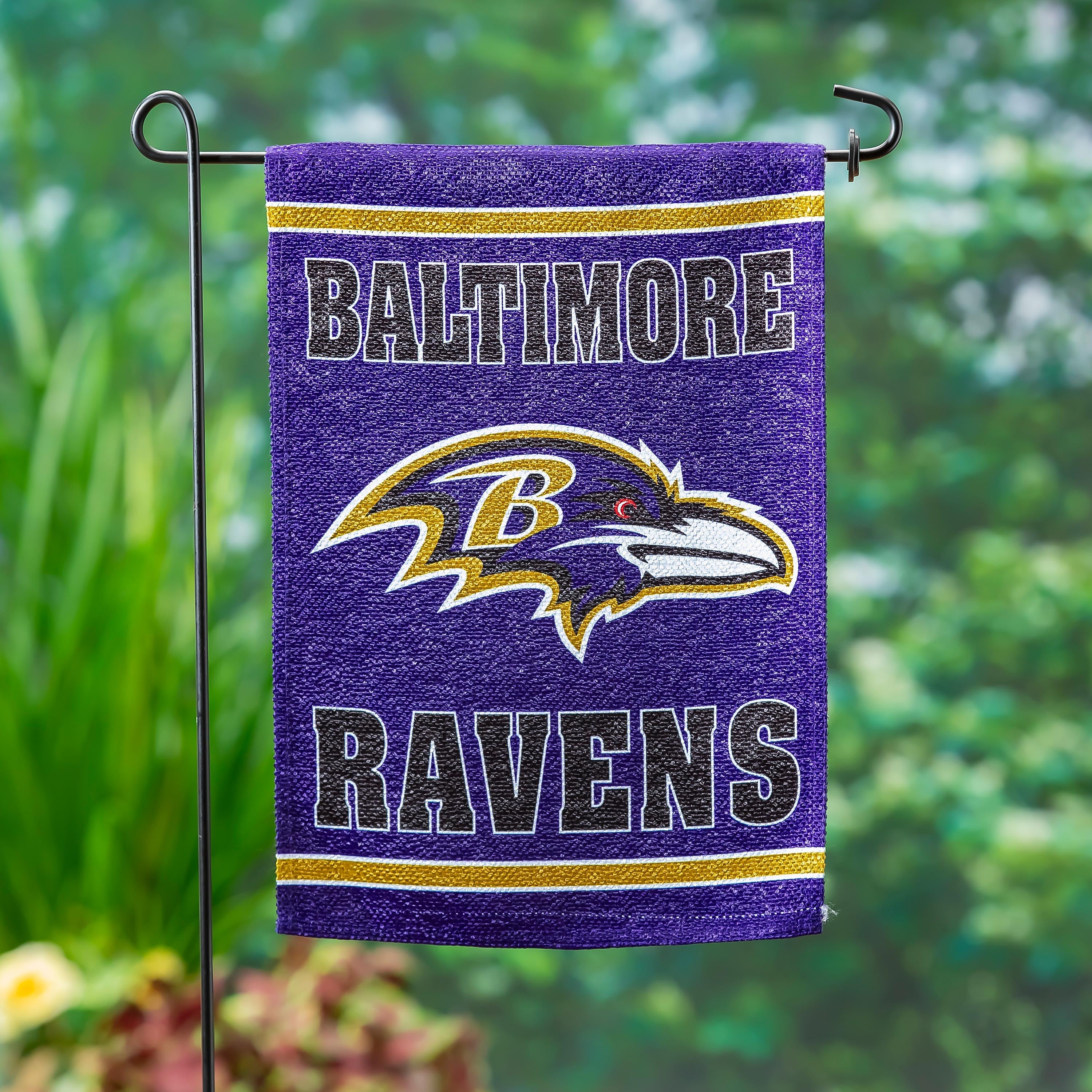 Embossed Suede Flag, GDN Size, Baltimore Ravens - Sports Collectibles, Sports Memorabilia, Sports Fan Shop, Sports Gifts