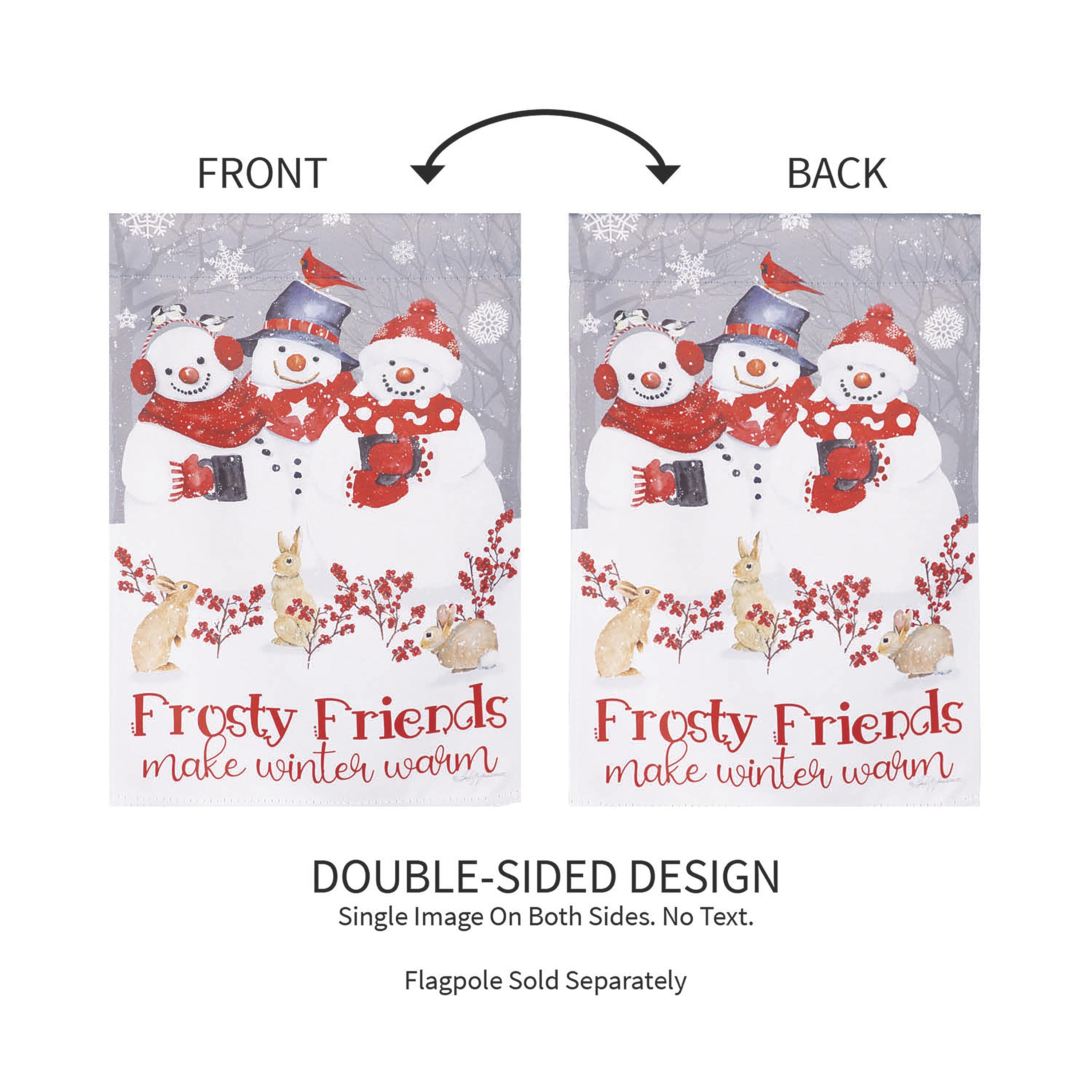 Snow Crew Suede Garden Flag - Sports Collectibles, Sports Memorabilia, Sports Fan Shop, Sports Gifts