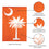 South Carolina Palmetto, Orange Garden Applique Flag - Sports Collectibles, Sports Memorabilia, Sports Fan Shop, Sports Gifts