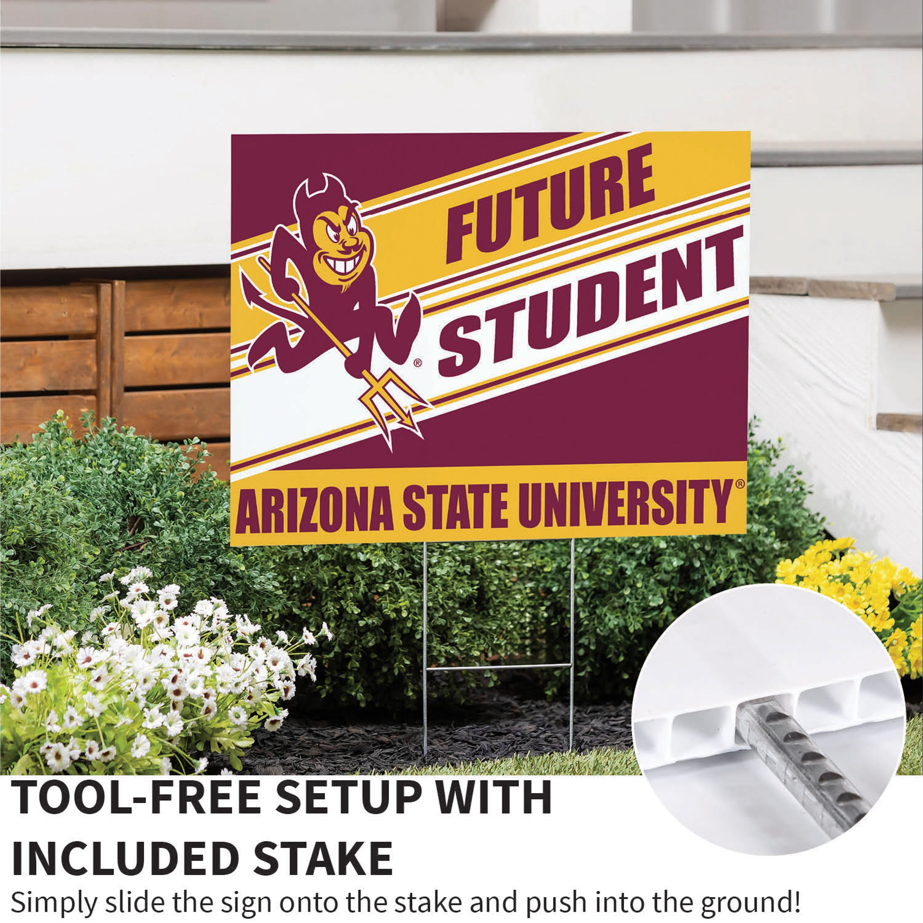 Arizona State University Coroplast Yard Sign, Future Student - Sports Collectibles, Sports Memorabilia, Sports Fan Shop, Sports Gifts