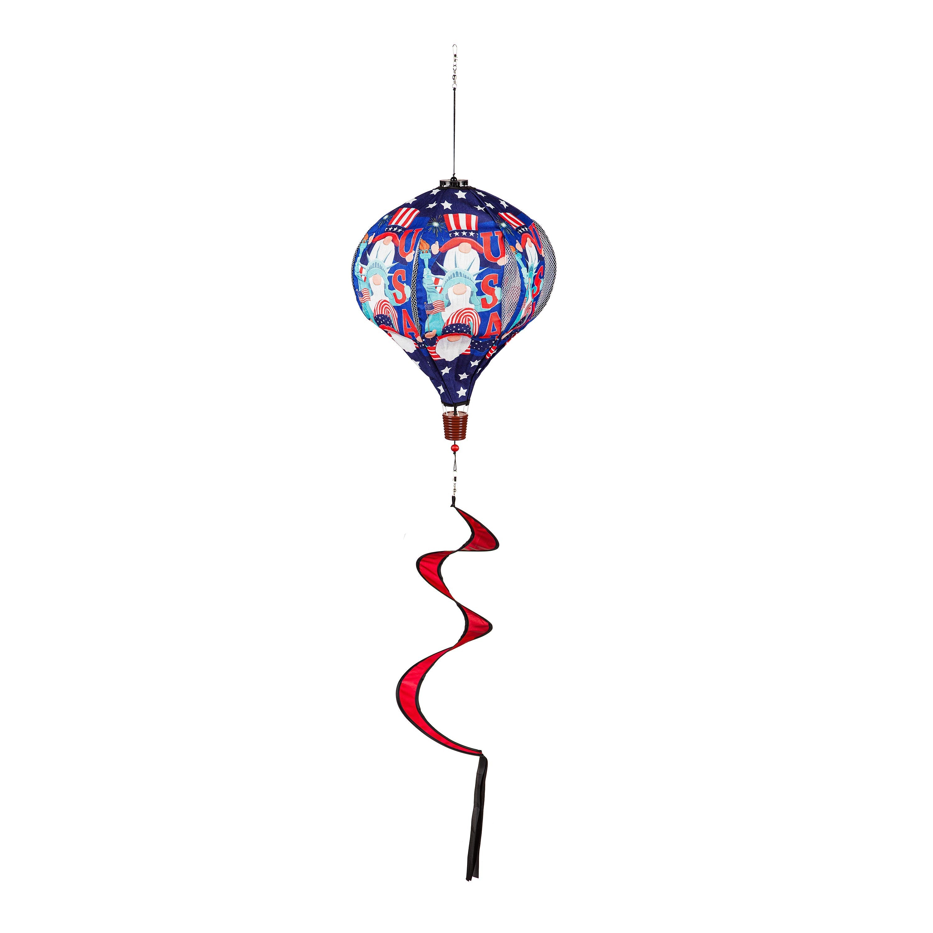 USA Gnomes Burlap Balloon Spinner - Sports Collectibles, Sports Memorabilia, Sports Fan Shop, Sports Gifts