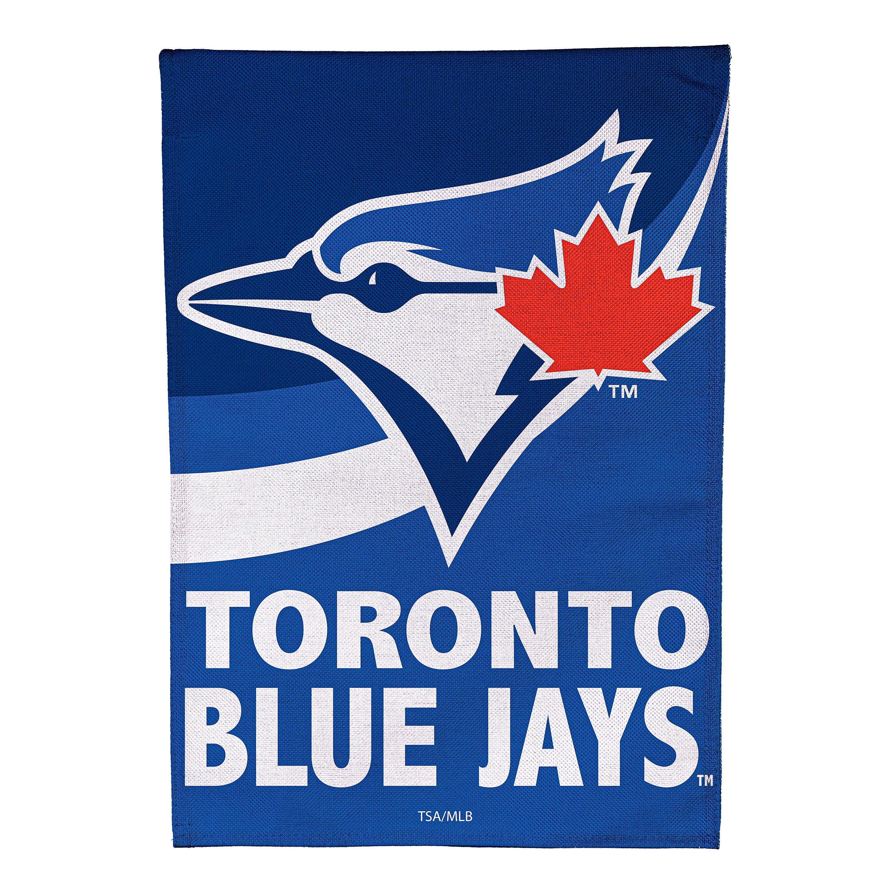 Toronto Blue Jays Burlap Garden Flag - Sports Collectibles, Sports Memorabilia, Sports Fan Shop, Sports Gifts