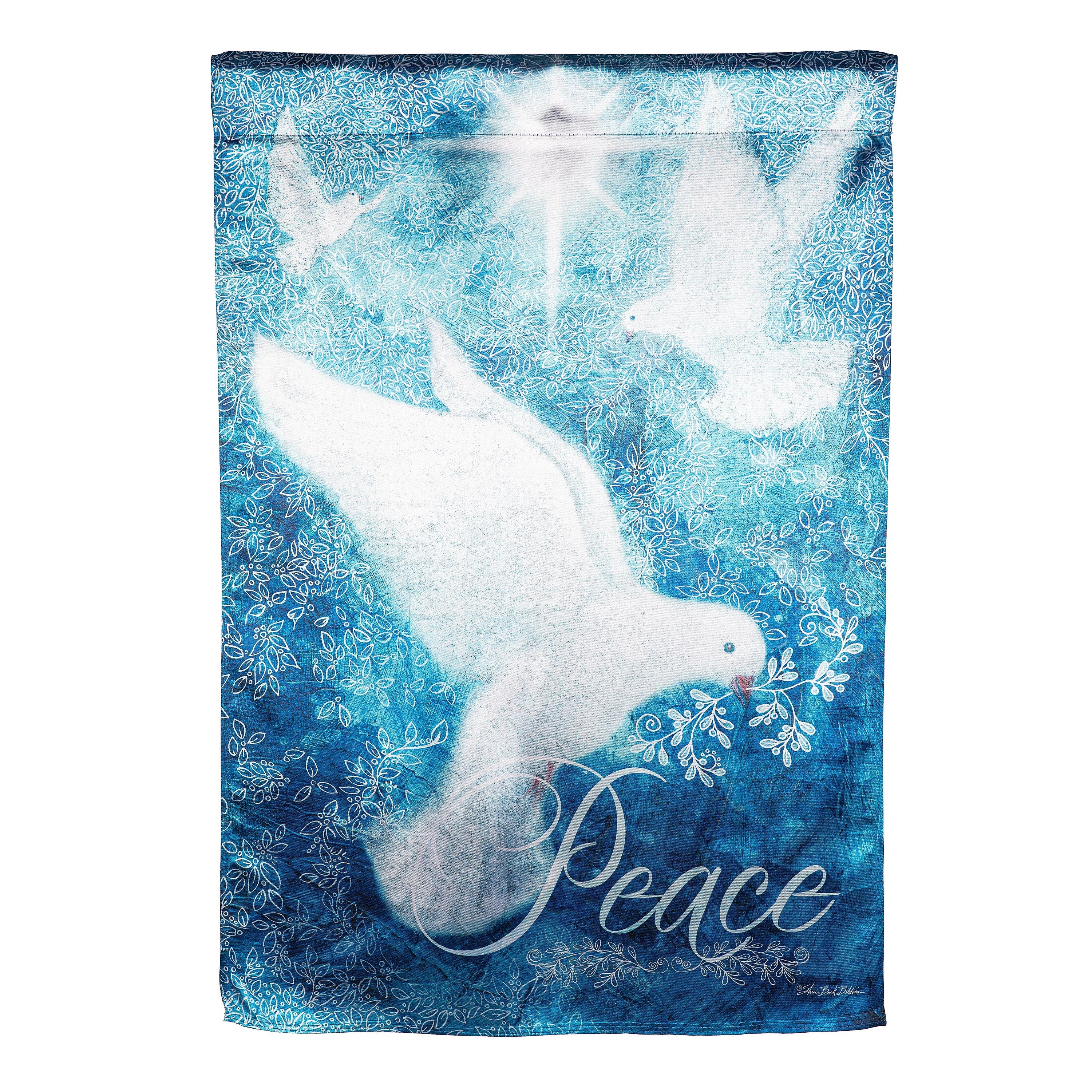 Dove Piece Trio Lustre House Flag - Sports Collectibles, Sports Memorabilia, Sports Fan Shop, Sports Gifts