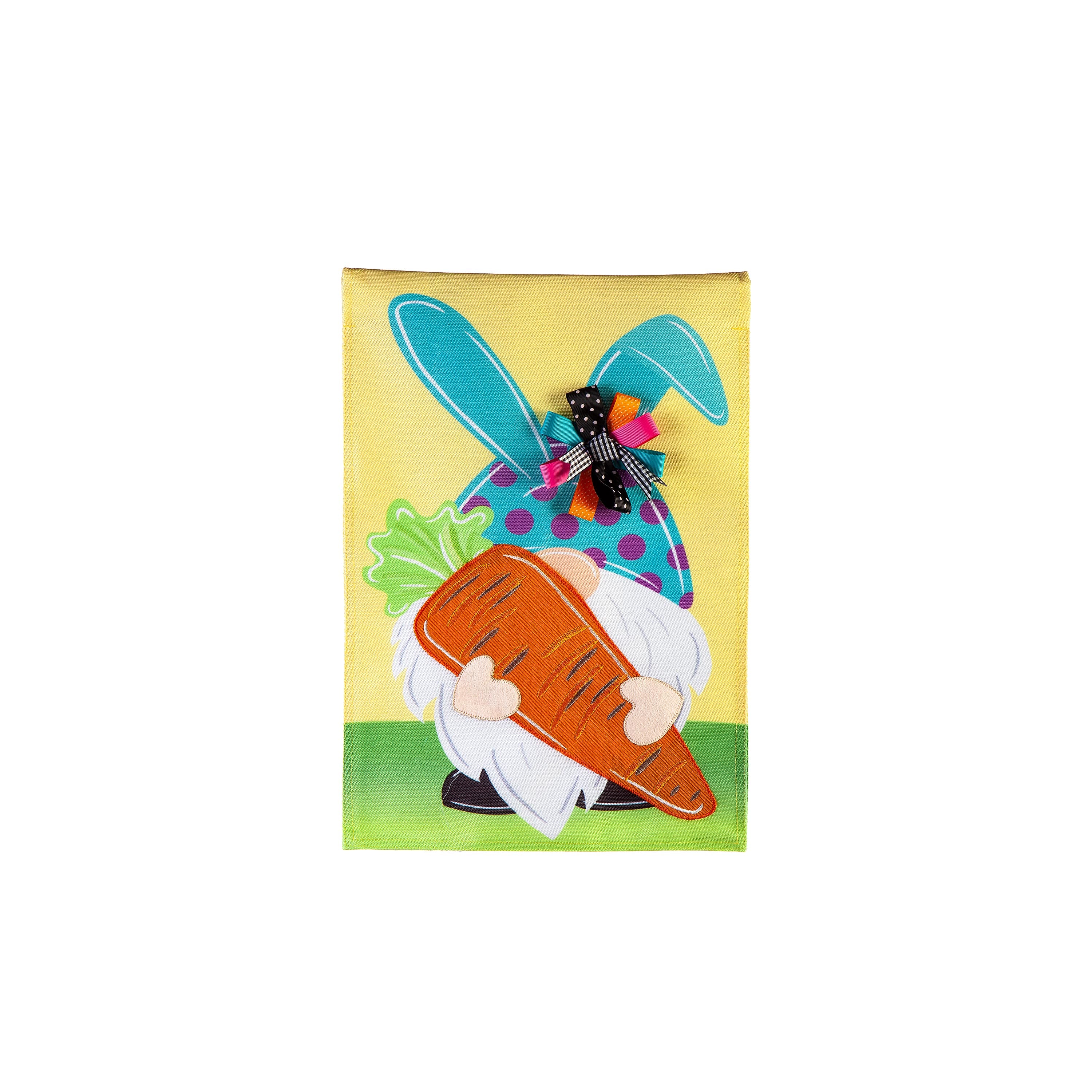 Gnome Bunny Garden Burlap Flag - Sports Collectibles, Sports Memorabilia, Sports Fan Shop, Sports Gifts