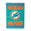 Embossed Suede Flag, GDN Size, Miami Dolphins - Sports Gifts, Sports Memorabilia, Sports Collectibles, Fan Shop