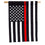 Thin Red Line House Applique Flag - Sports Collectibles, Sports Memorabilia, Sports Fan Shop, Sports Gifts