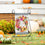 Wreath Of Gourds Applique Garden Flag