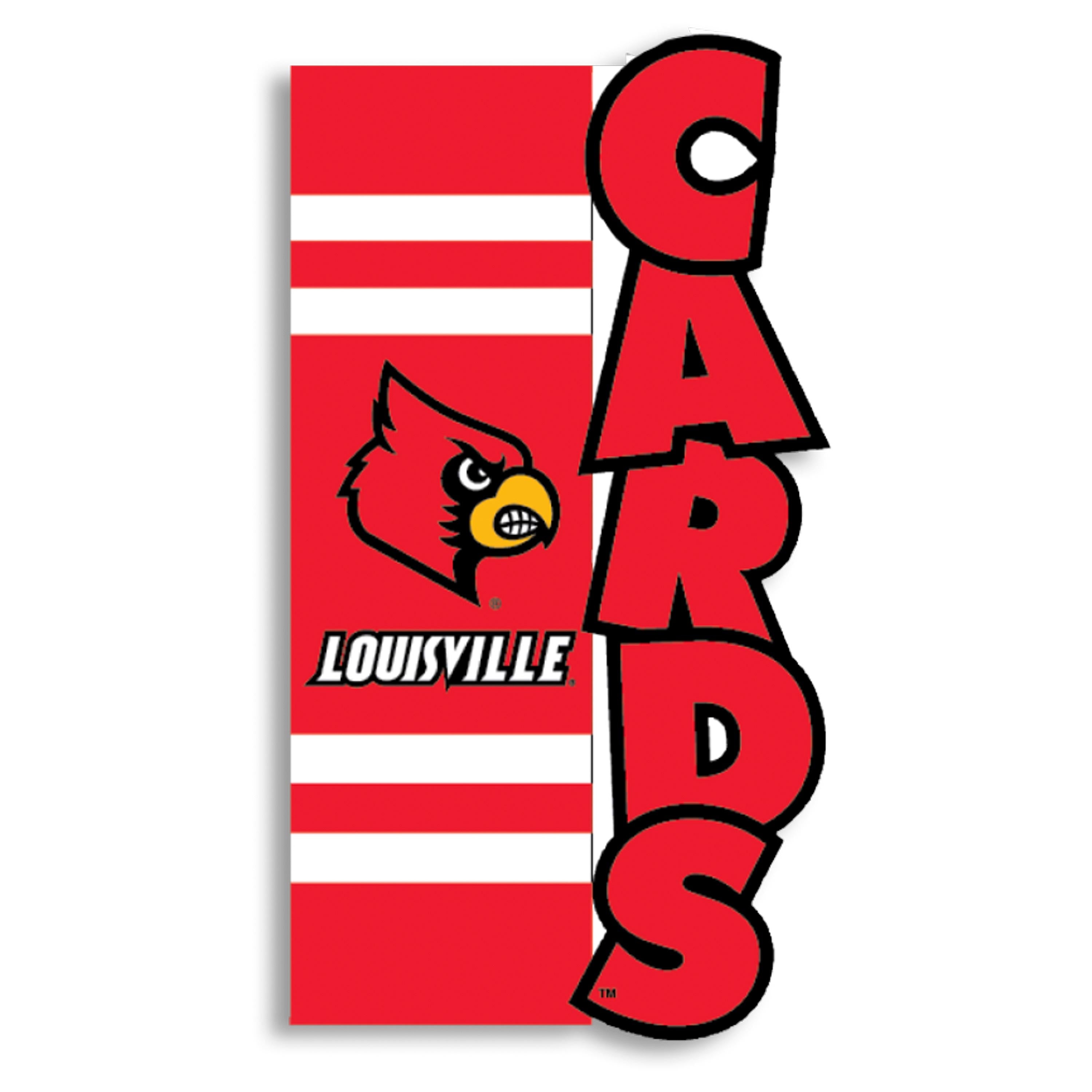 University of Louisville Applique Garden Flag - Sports Collectibles, Sports Memorabilia, Sports Fan Shop, Sports Gifts