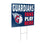 Cleveland Guardians Coroplast Yard Sign "Fans Play Here"