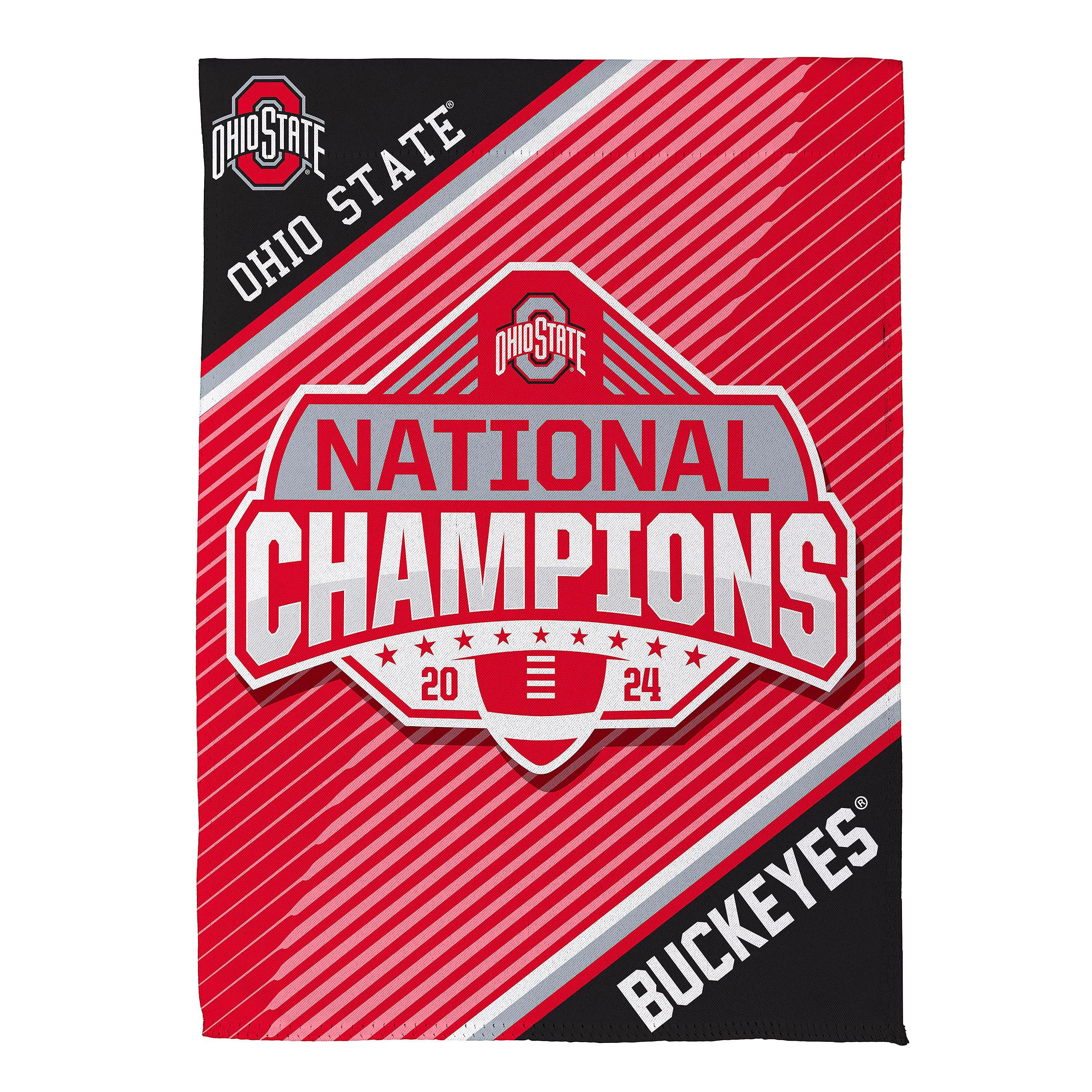 Ohio State University CFP National Champions 2025 Flag, House - Sports Collectibles, Sports Memorabilia, Sports Fan Shop, Sports Gifts