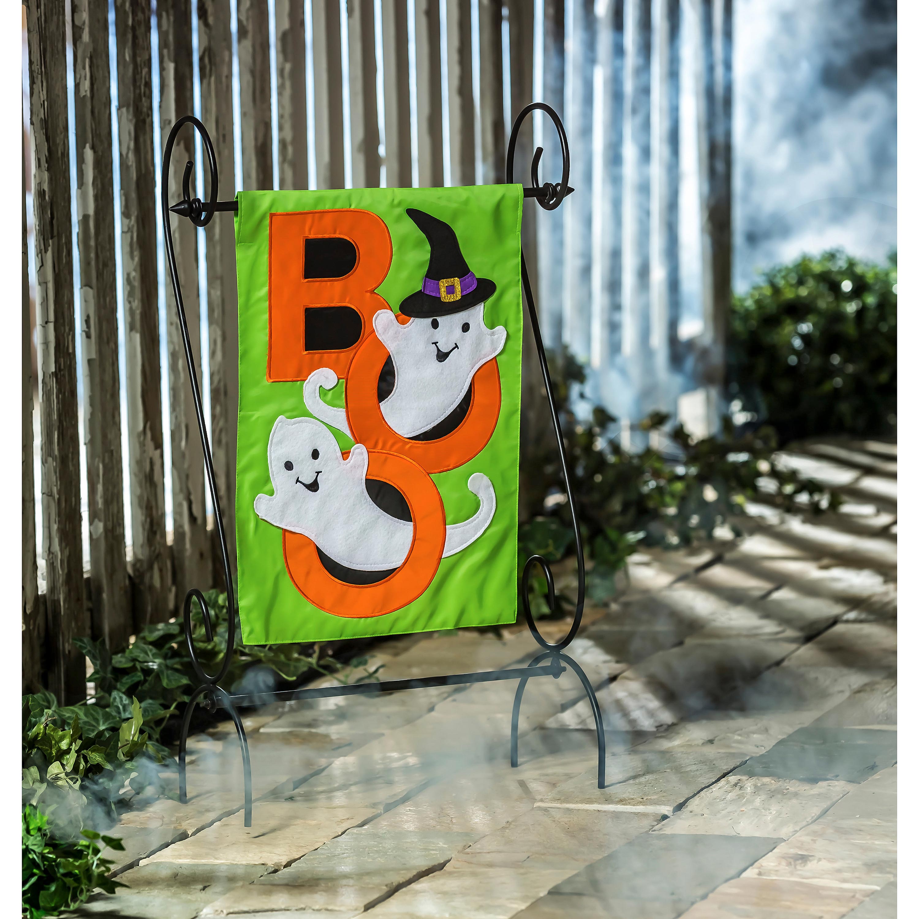 BOO Ghosts Garden Applique Flag - Sports Collectibles, Sports Memorabilia, Sports Fan Shop, Sports Gifts