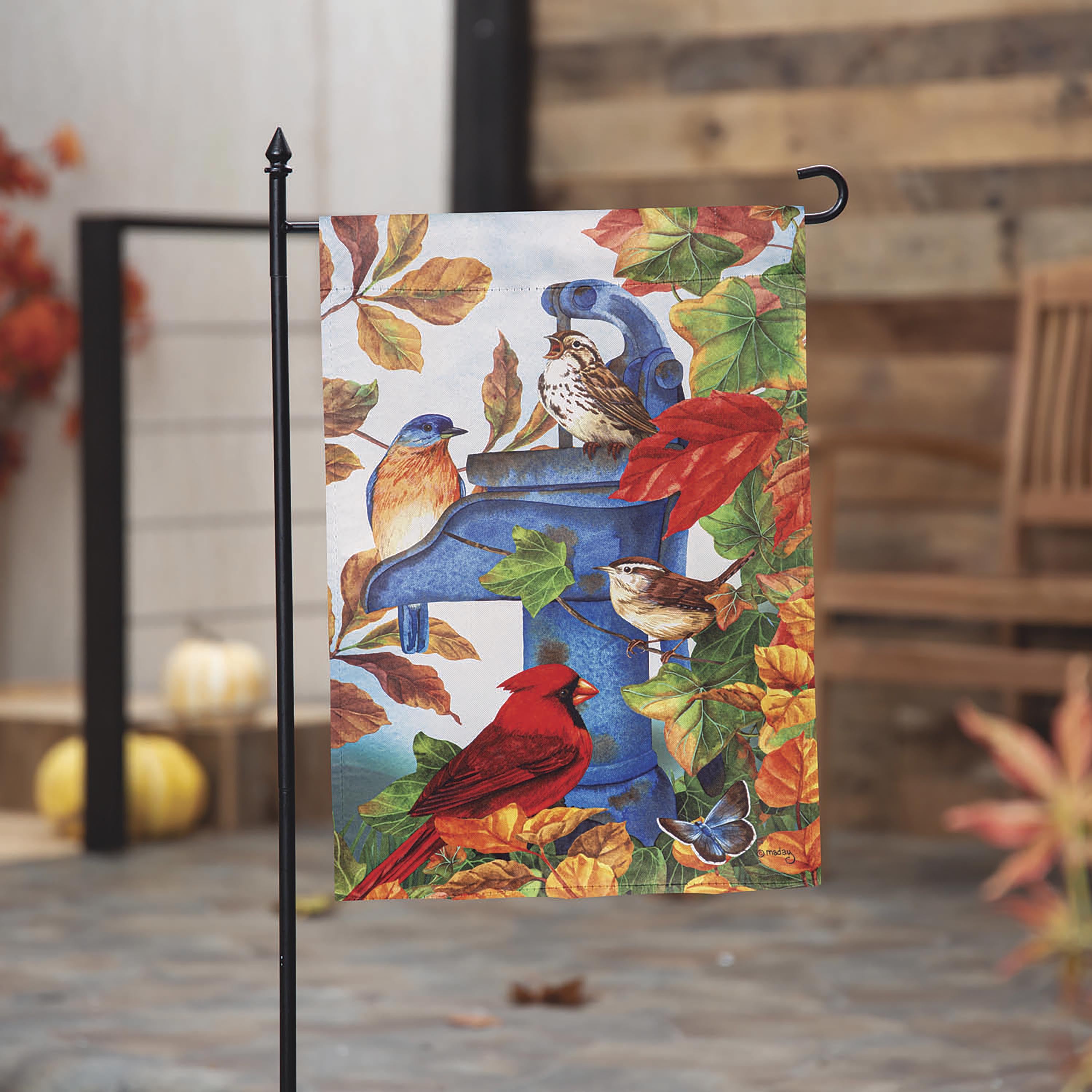 Where Birds Gather Suede Garden Flag - Sports Collectibles, Sports Memorabilia, Sports Fan Shop, Sports Gifts