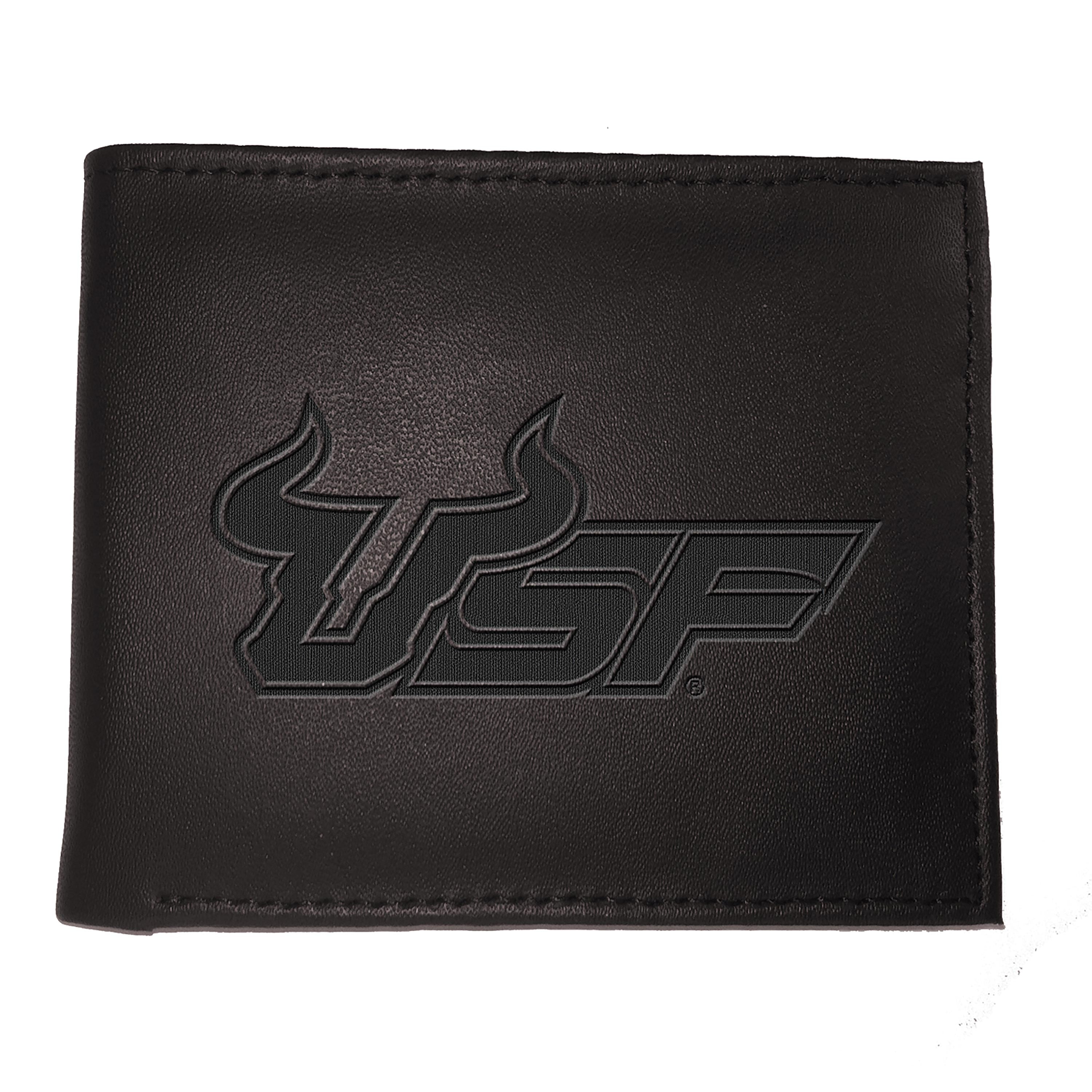 South Florida University , Bi-Fold Wallet, Black - Sports Gifts, Sports Memorabilia, Sports Collectibles, Fan Shop