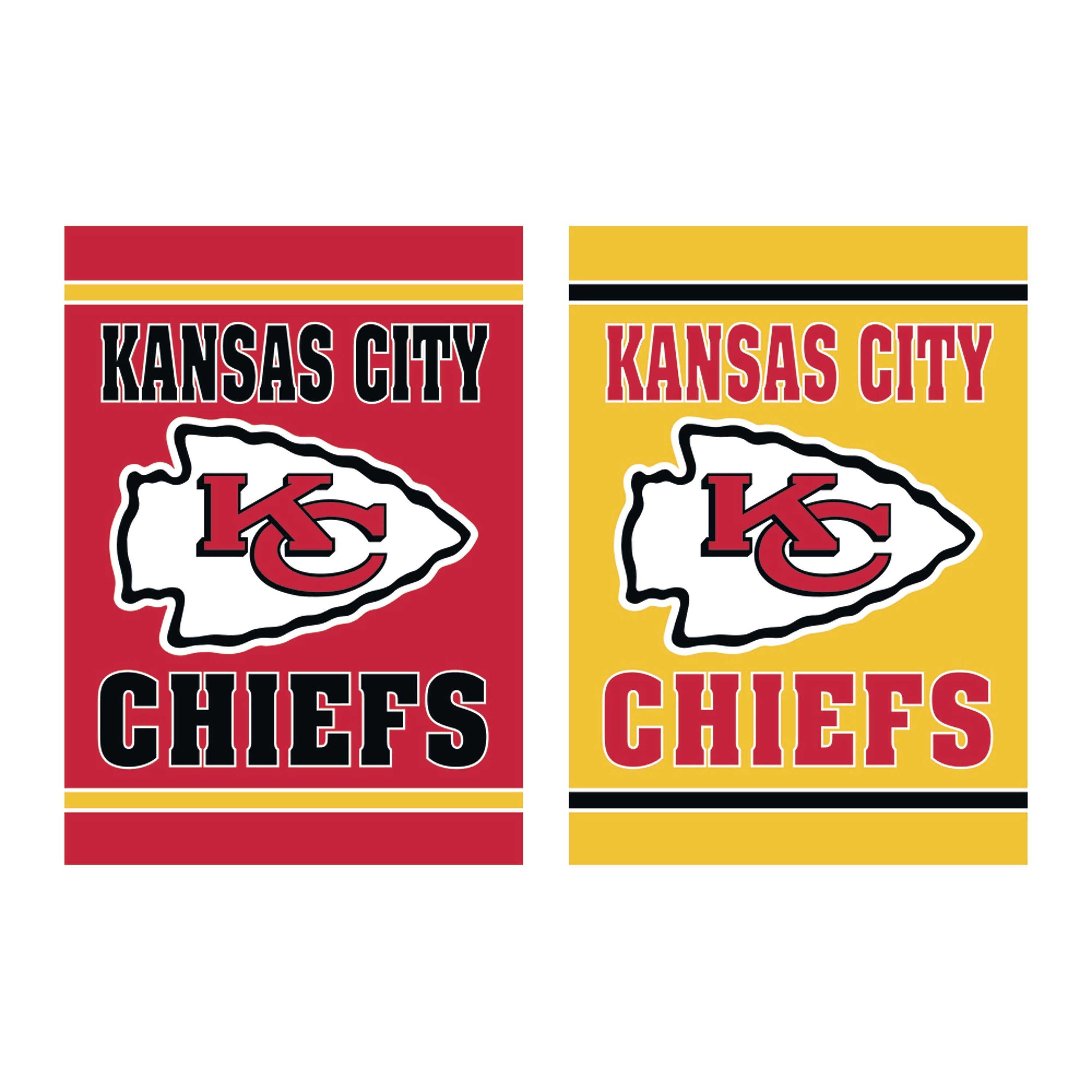 Embossed Suede Flag, House Size, Kansas City Chiefs - Sports Collectibles, Sports Memorabilia, Sports Fan Shop, Sports Gifts