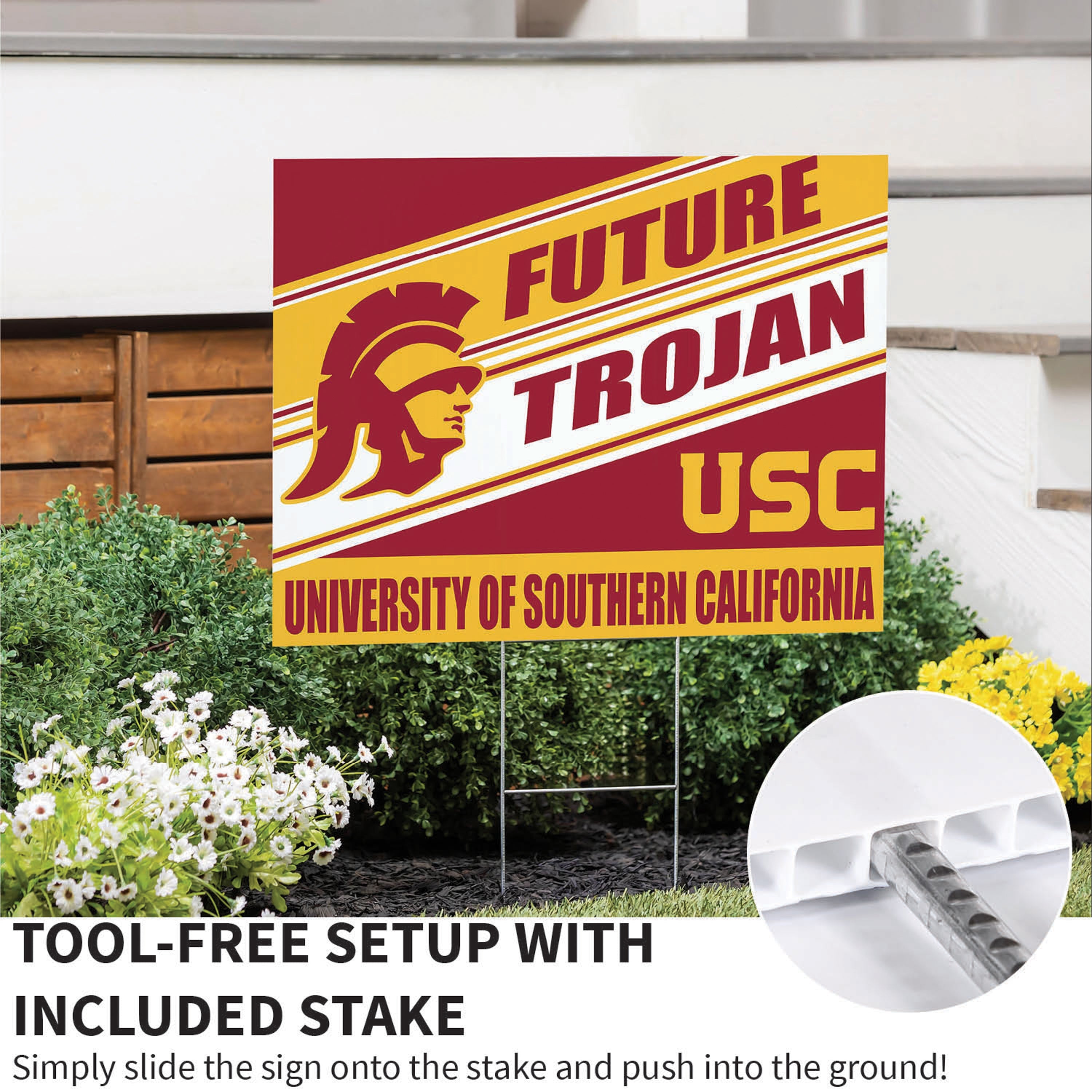 University of Southern California Coroplast Yard Sign, Future Student - Sports Collectibles, Sports Memorabilia, Sports Fan Shop, Sports Gifts